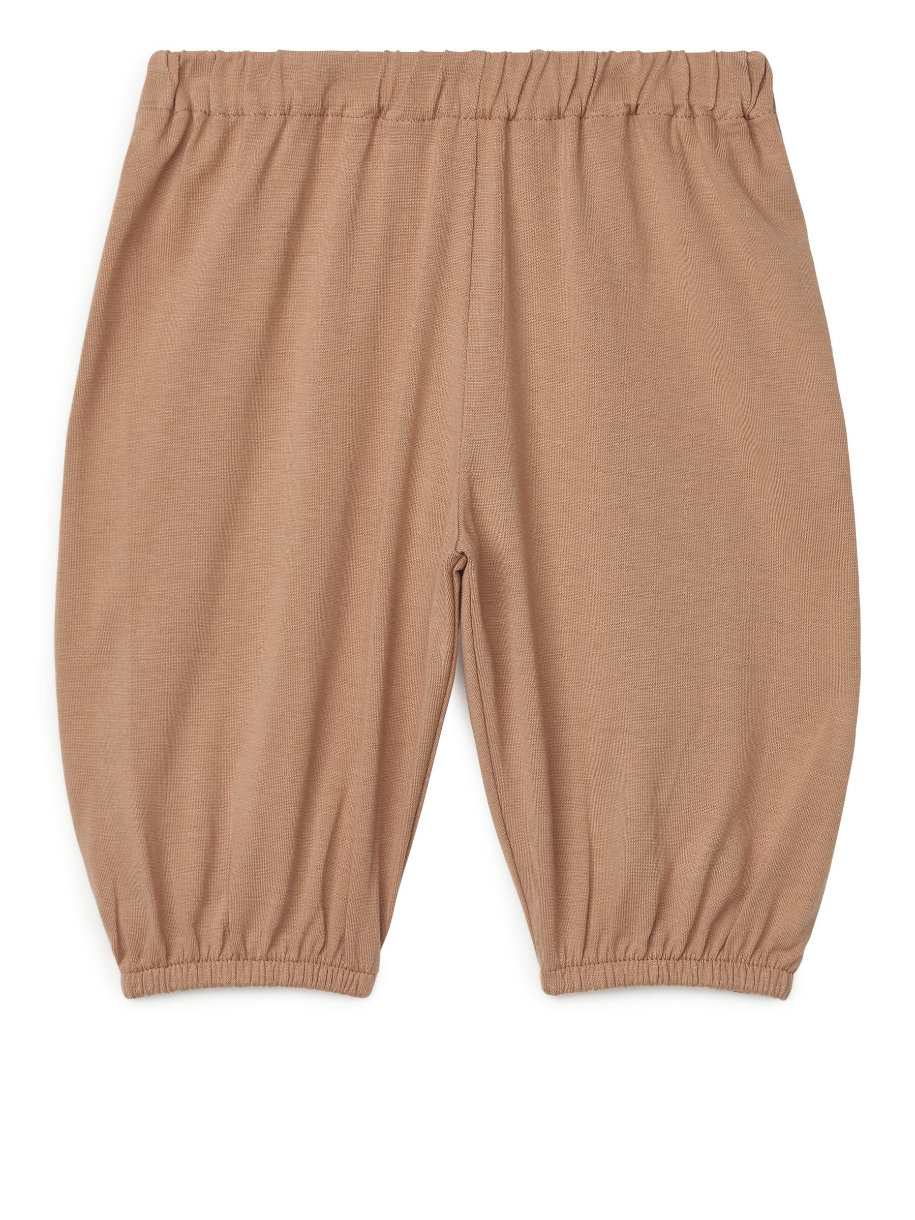 Loose Fit Jersey Trousers - Dark Beige - Children - StillMedia/DescriptiveStillLife - 1