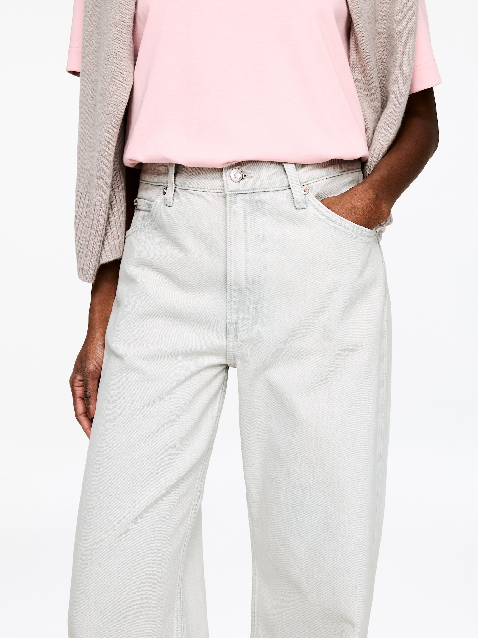 LUPINE Flared Jeans - Off White/Dark Blue/Black/White/Dark Blue/Blue/Dark Blue/Burgundy/Black - 5