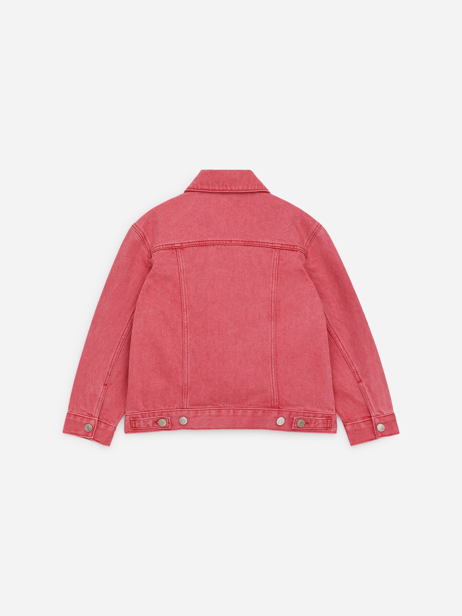 Denim Jacket - Red - 2