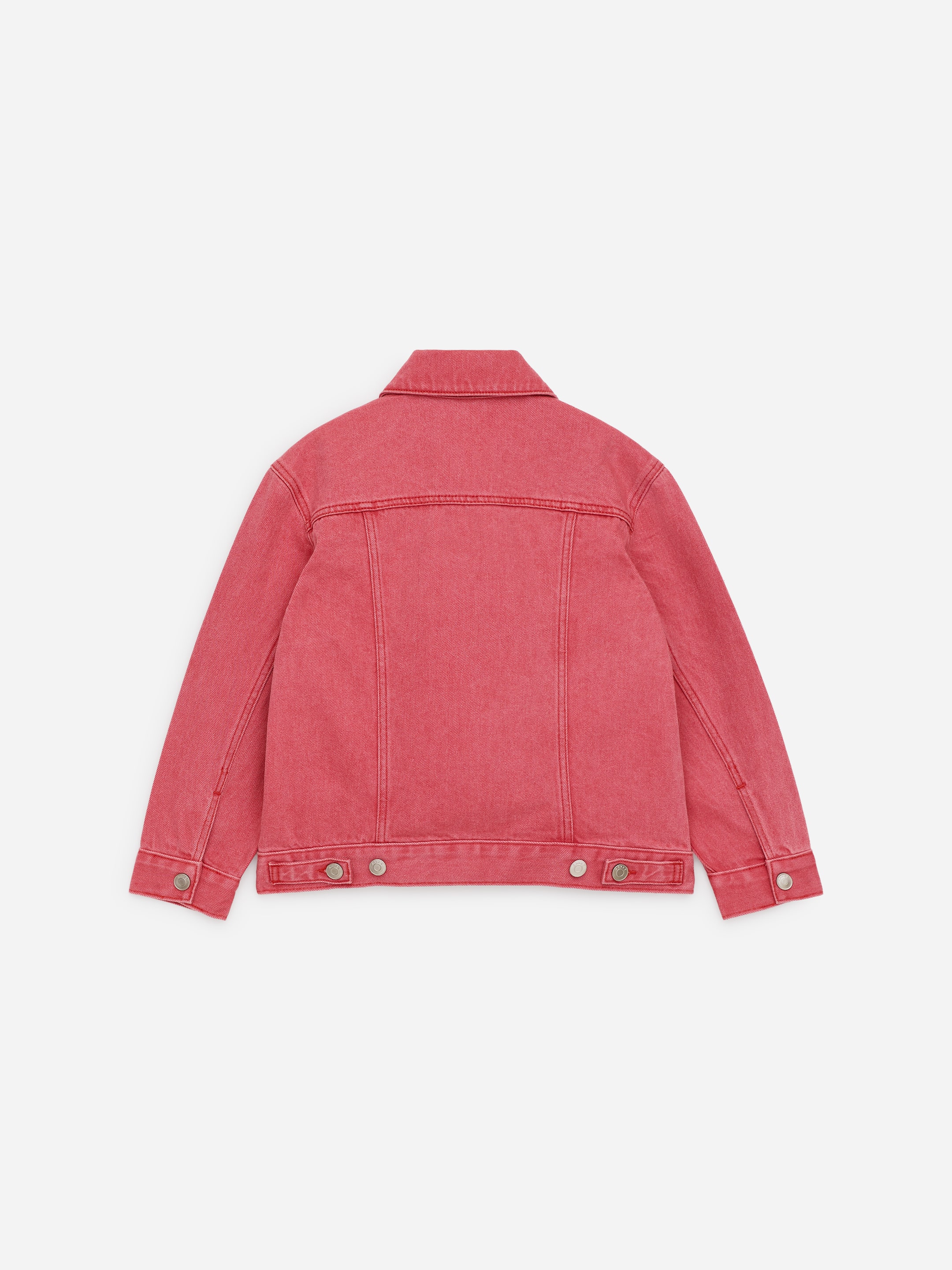 Denim Jacket - Red - Loose fit - Children - StillMedia/DescriptiveStillLife - 2