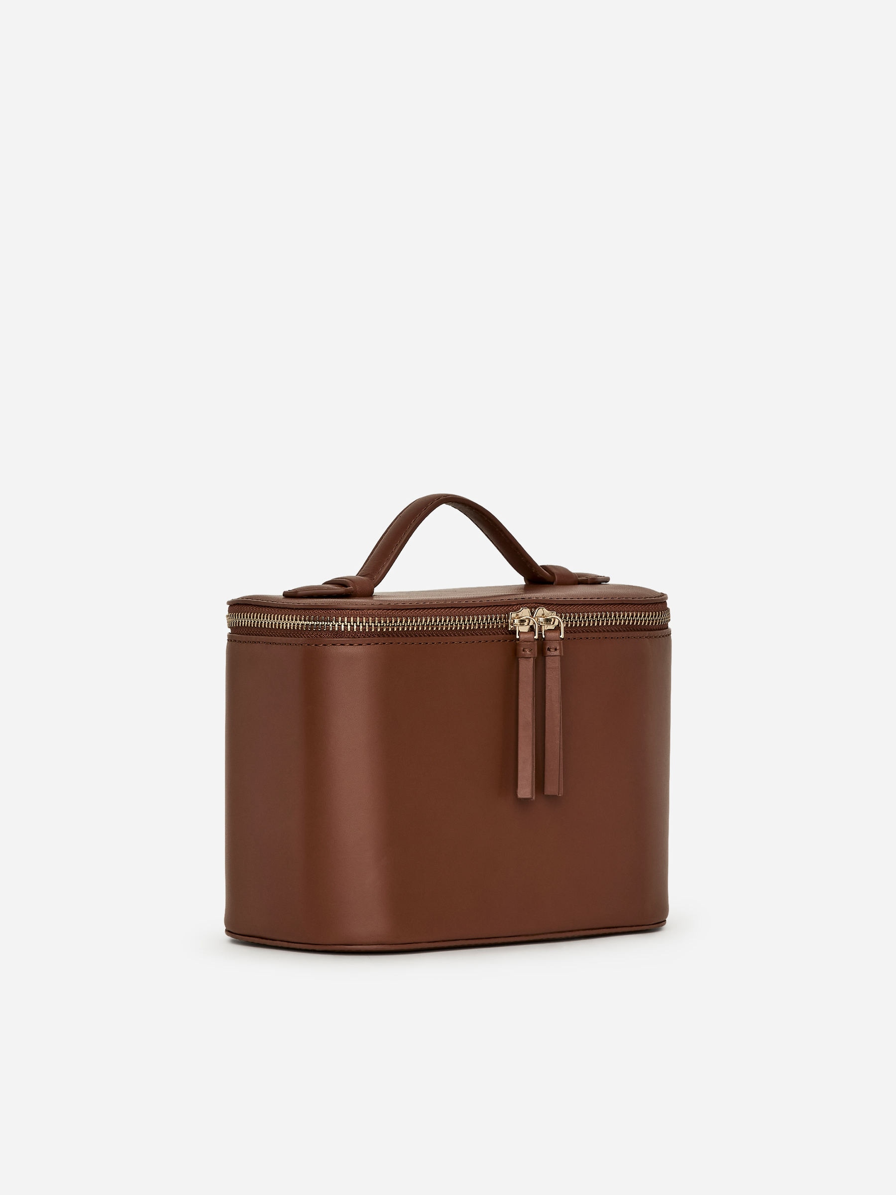 Vanity case en cuir - Beige foncé - Femme - StillMedia/DescriptiveStillLife - 3