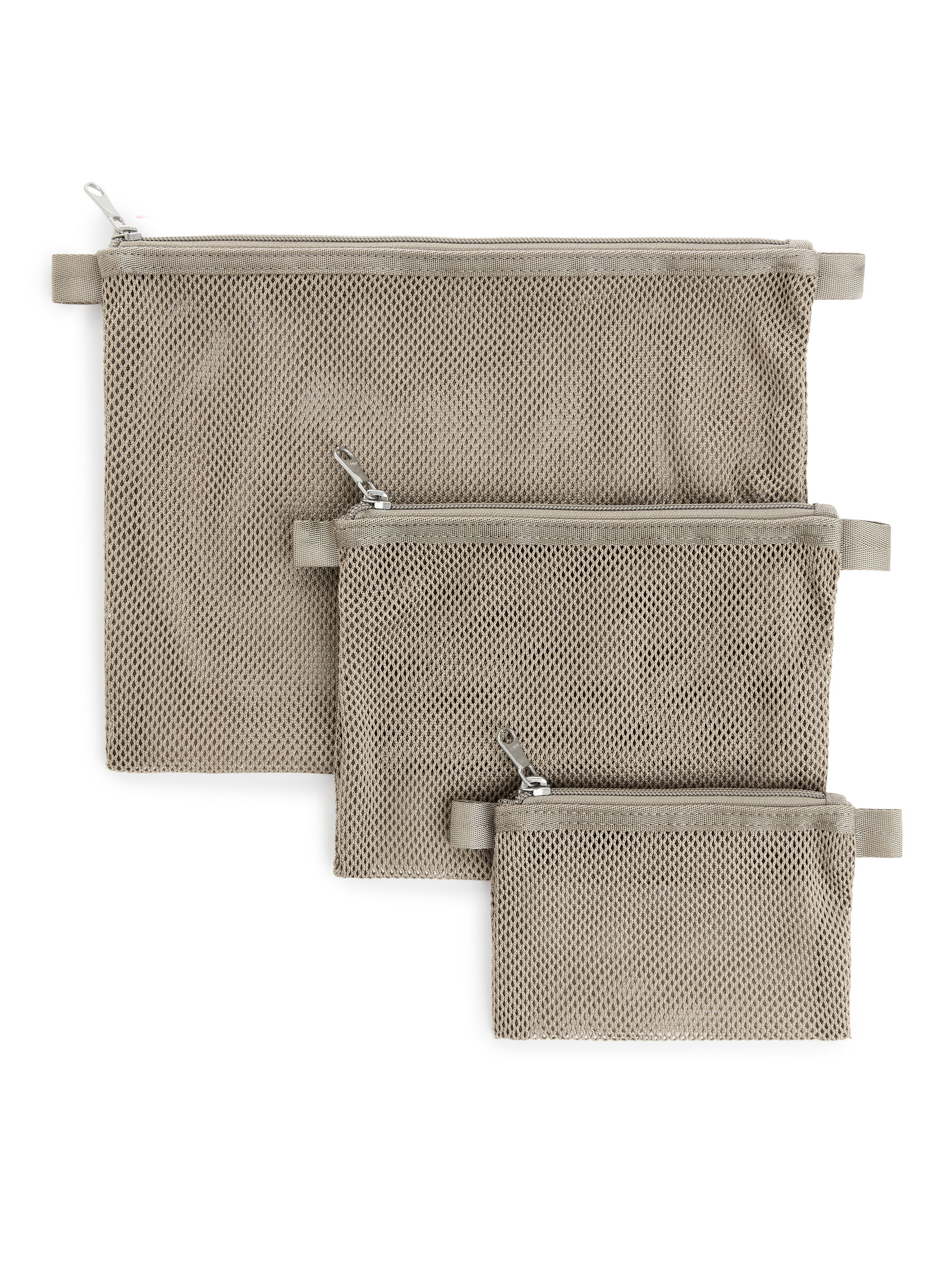 Reise-Kulturtasche aus Mesh-Material - Taupe - Reise - StillMedia/DescriptiveStillLife - 3