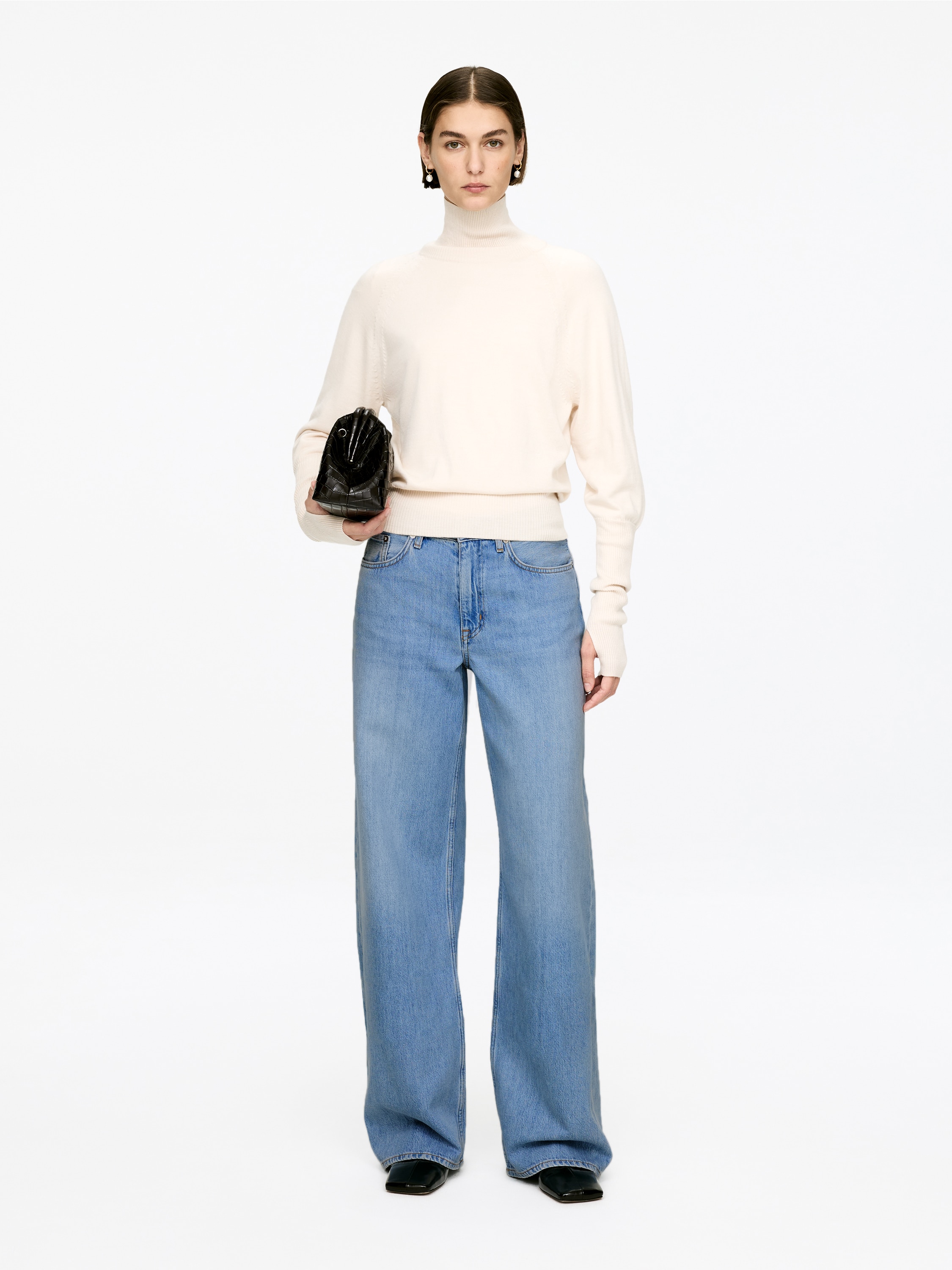 Jean large ample CLOUD - Bleu/gris/Bleu moyen/Bleu moyen/Bleu foncé/Bleu foncé/Bleu délavé