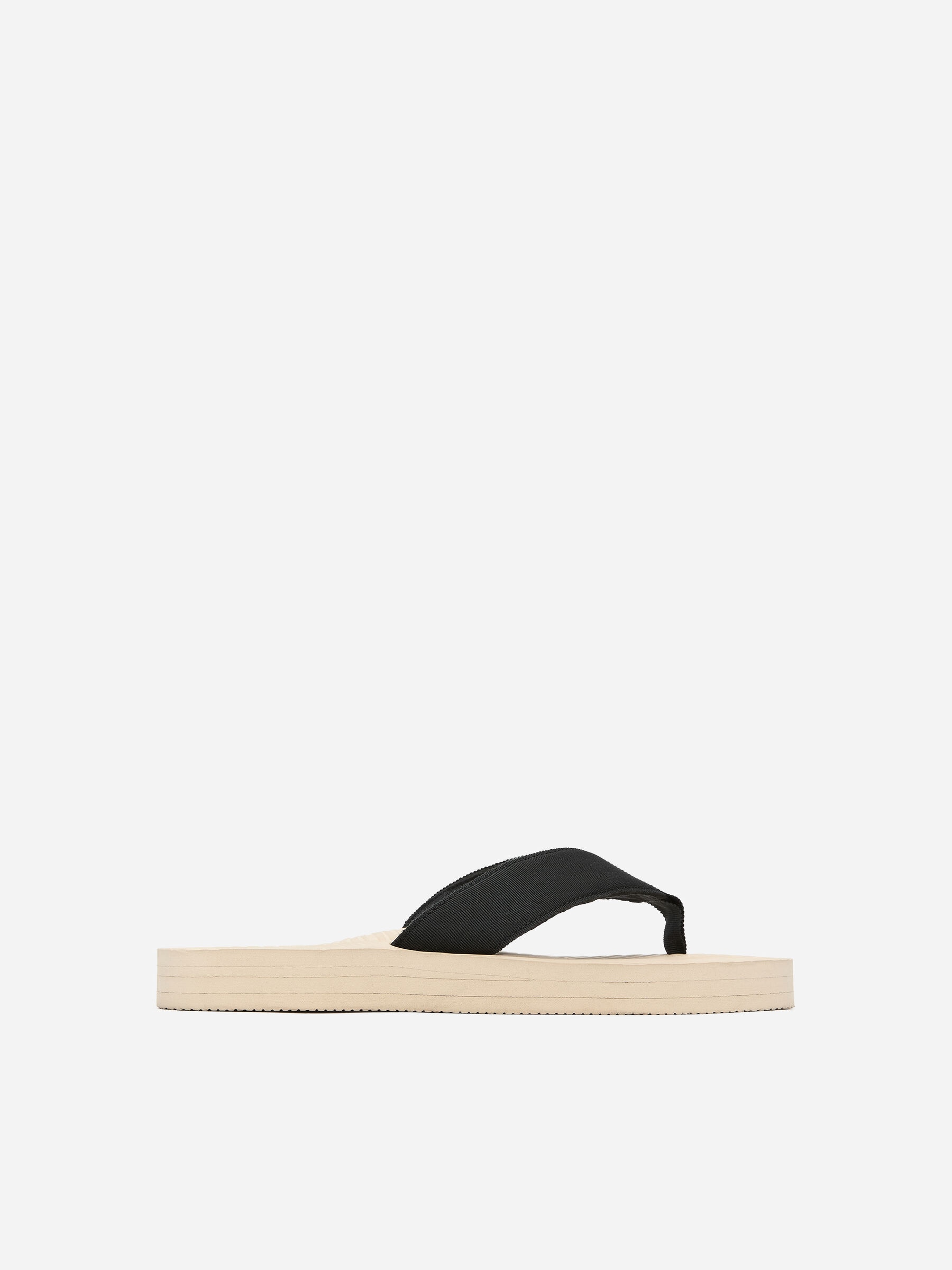 Sleepers Wide-Strap Flip Flops-#E8E4D5-19047