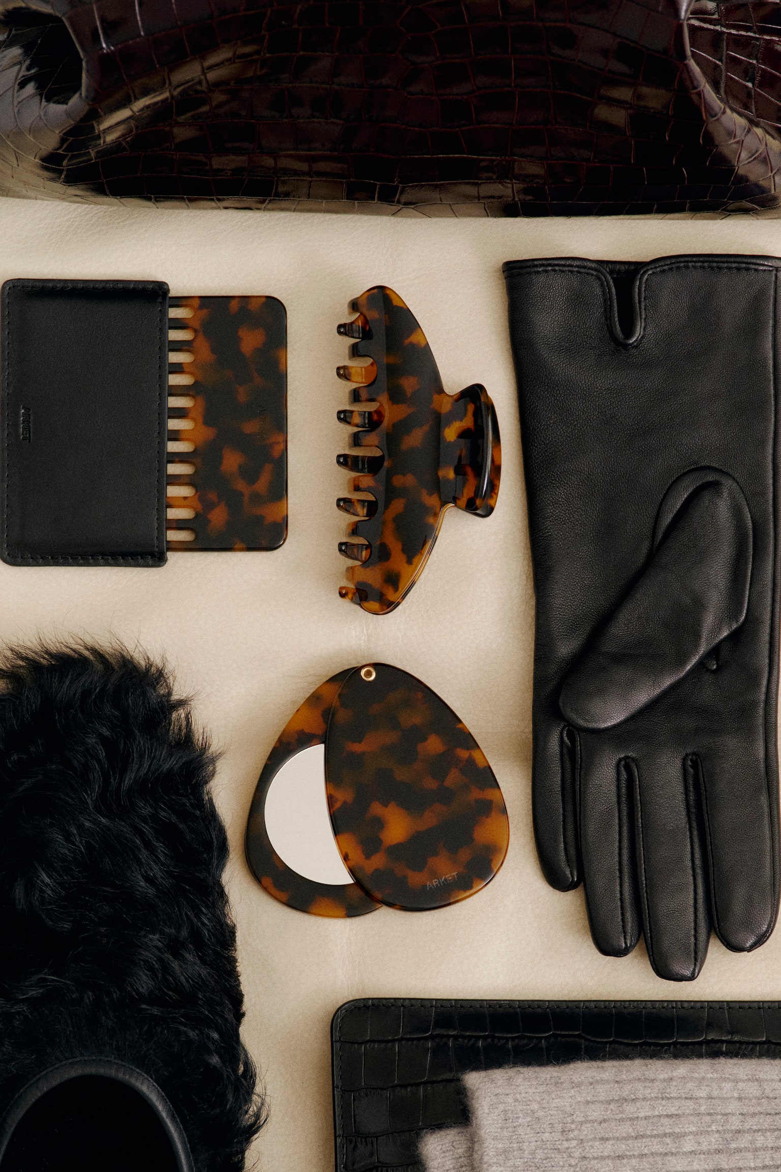 Mules de borreguito - Negro - 8