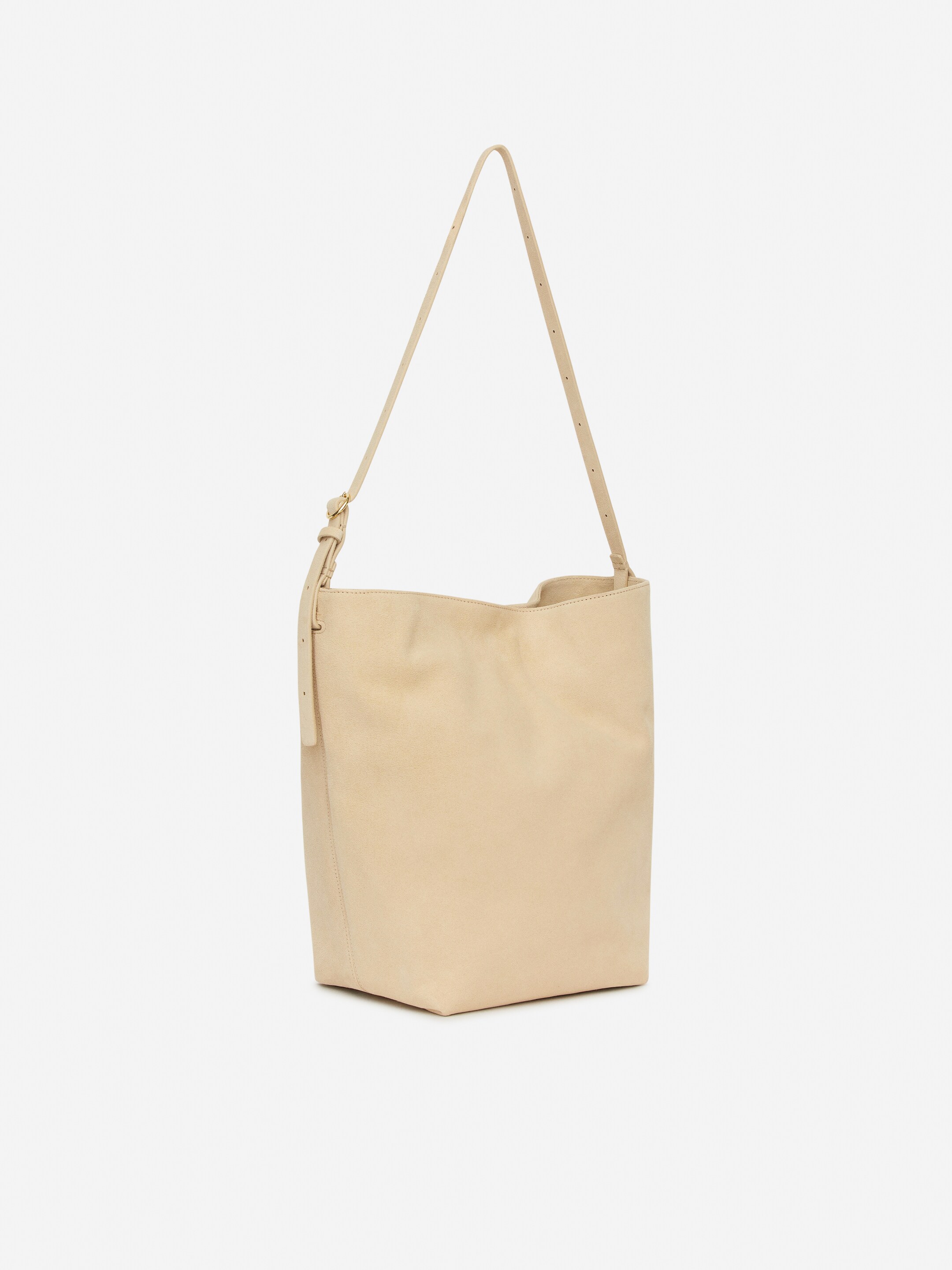 Grotere afbeelding bekijken: Suede Tote Bag - Light Beige - DAMES | H&M BE 2