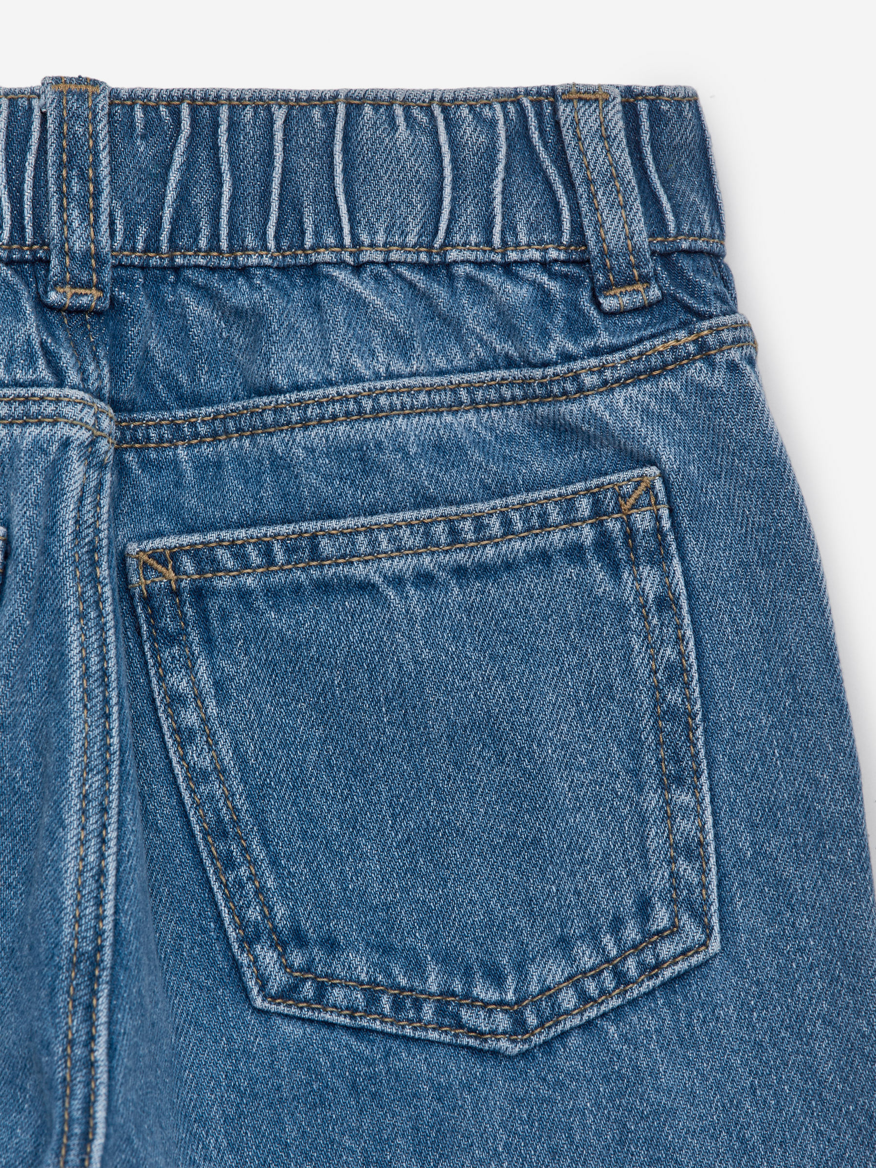Wide Denim Trousers - Blue - Loose fit - Children - StillMedia/DescriptiveDetail - 1