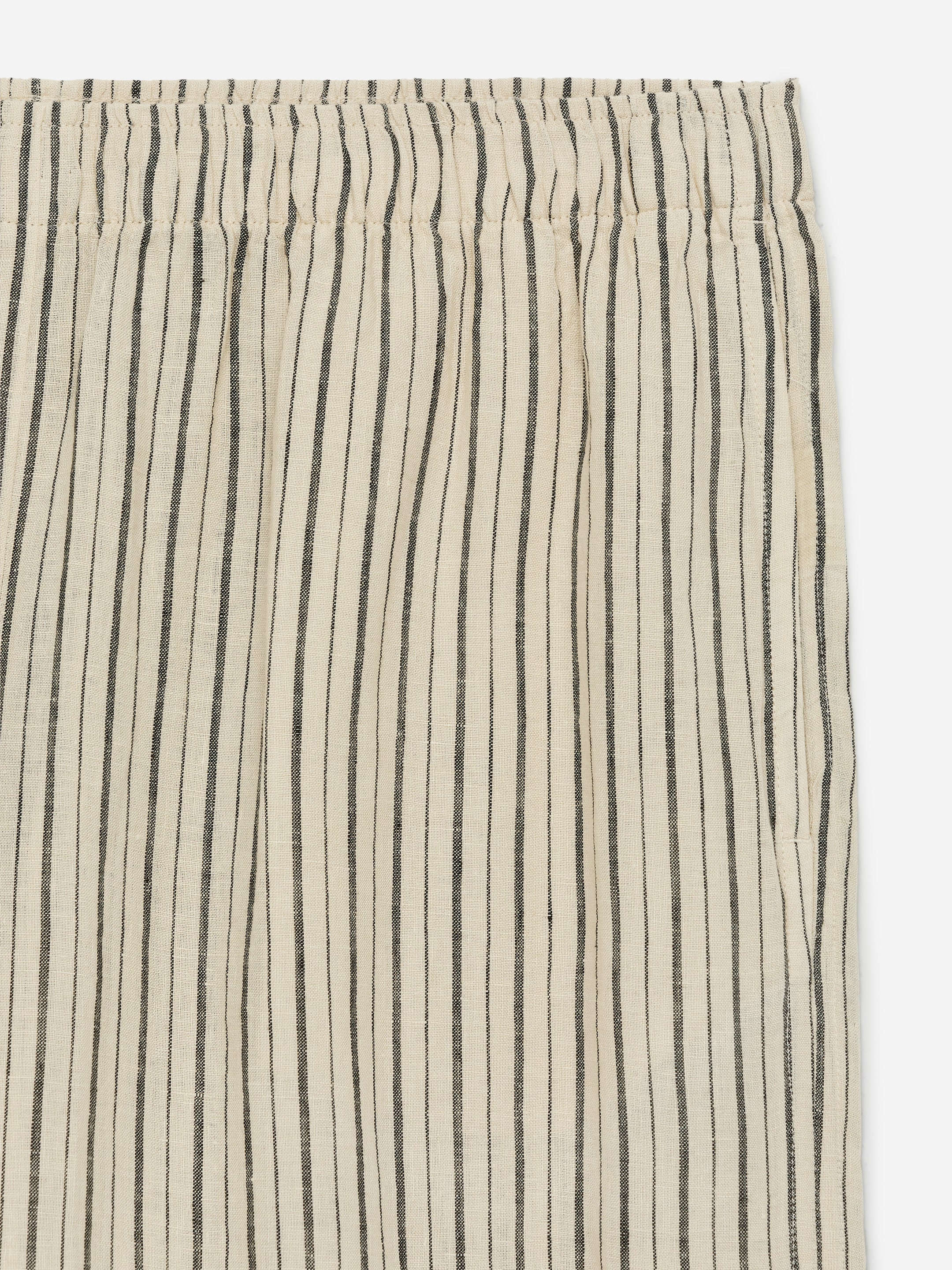 Visualizza immagine più grande: Pantaloni in lino - Beige/Nero - DONNA | H&M IT 2