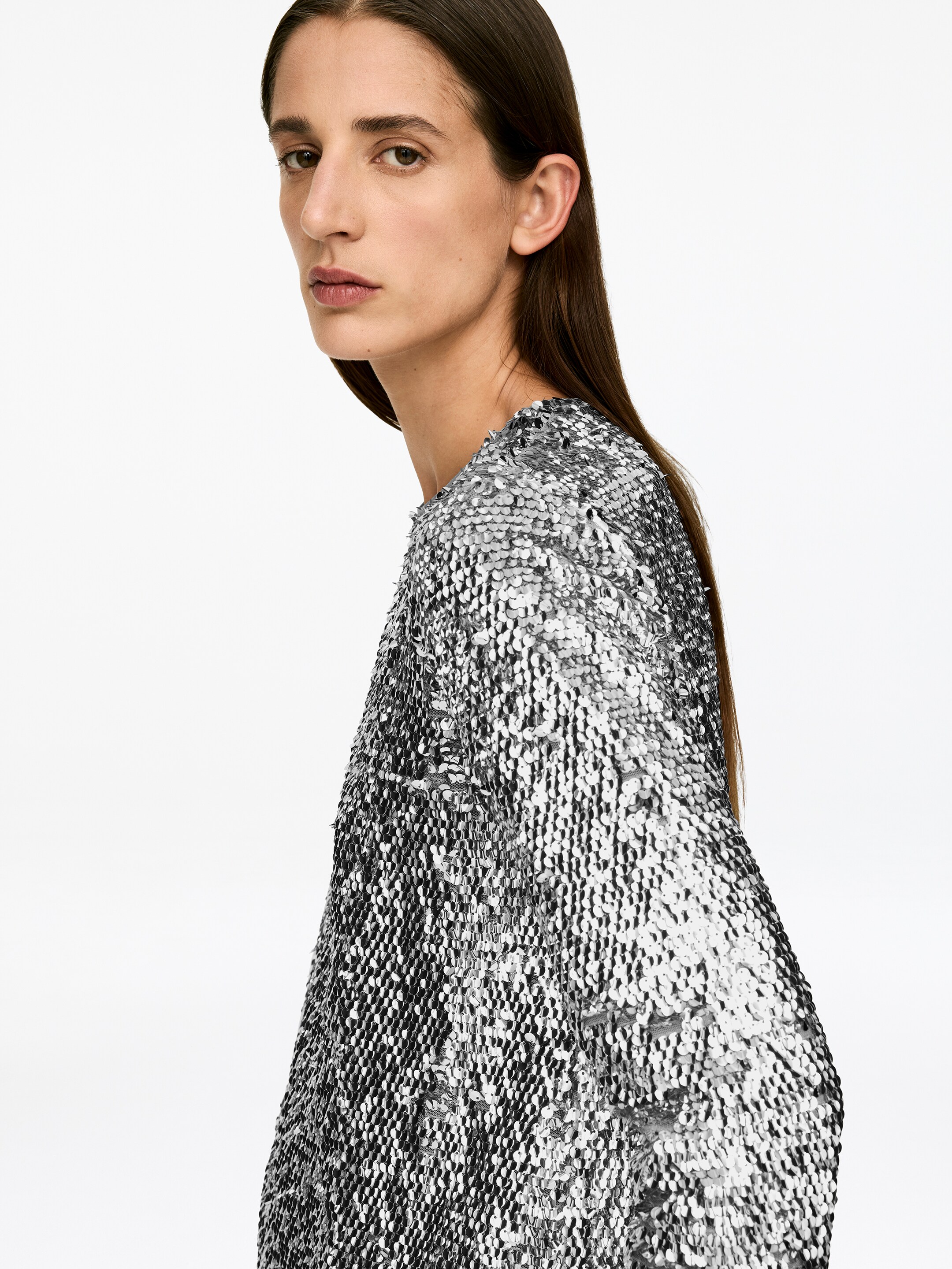 Visualizza immagine più grande: Top con paillettes - Argento - DONNA | H&M IT 4