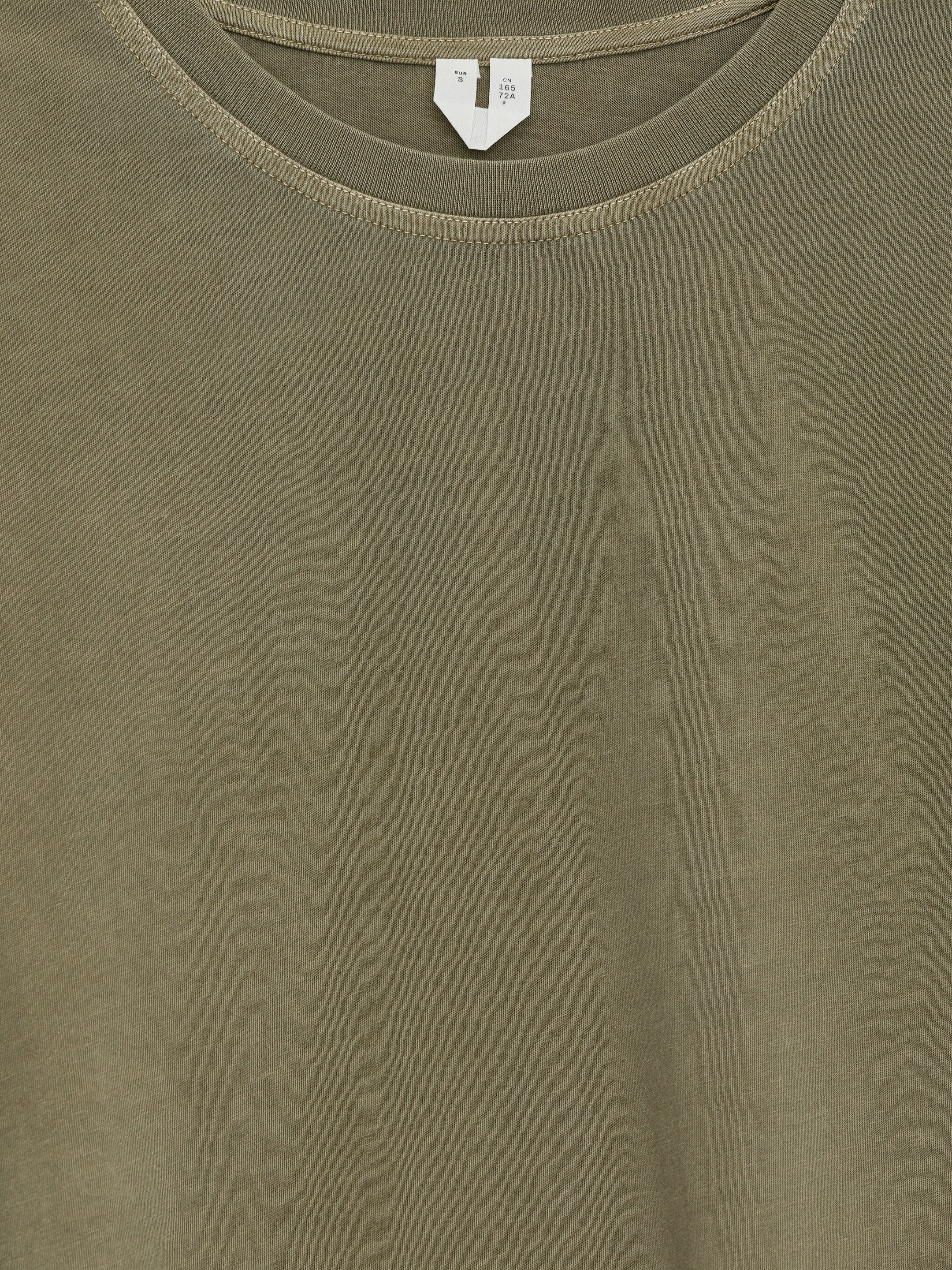 Oversized T-Shirt - Khaki Green - Loose fit - Women - StillMedia/DescriptiveDetail - 1