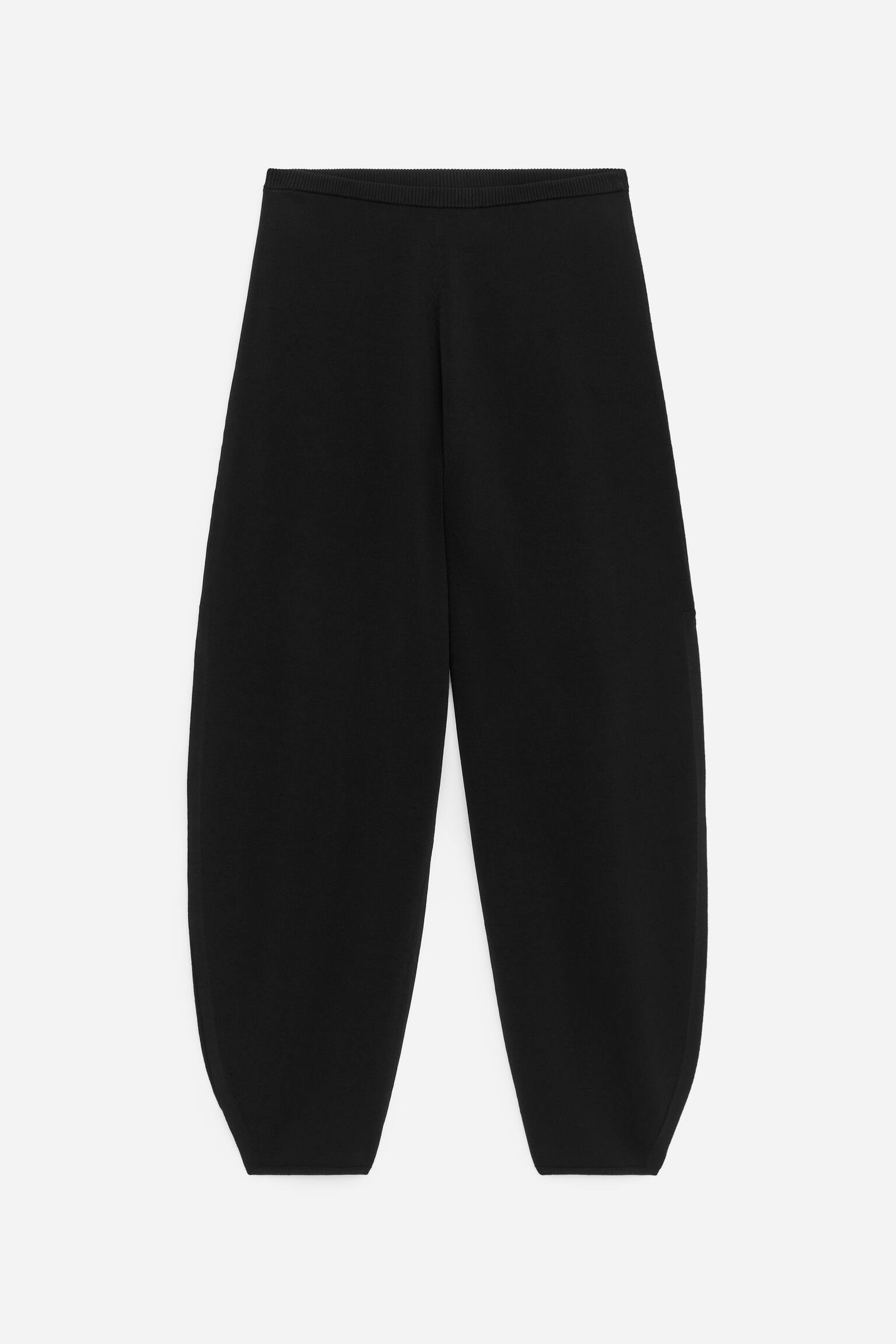 Stickade byxor - Svart - 2