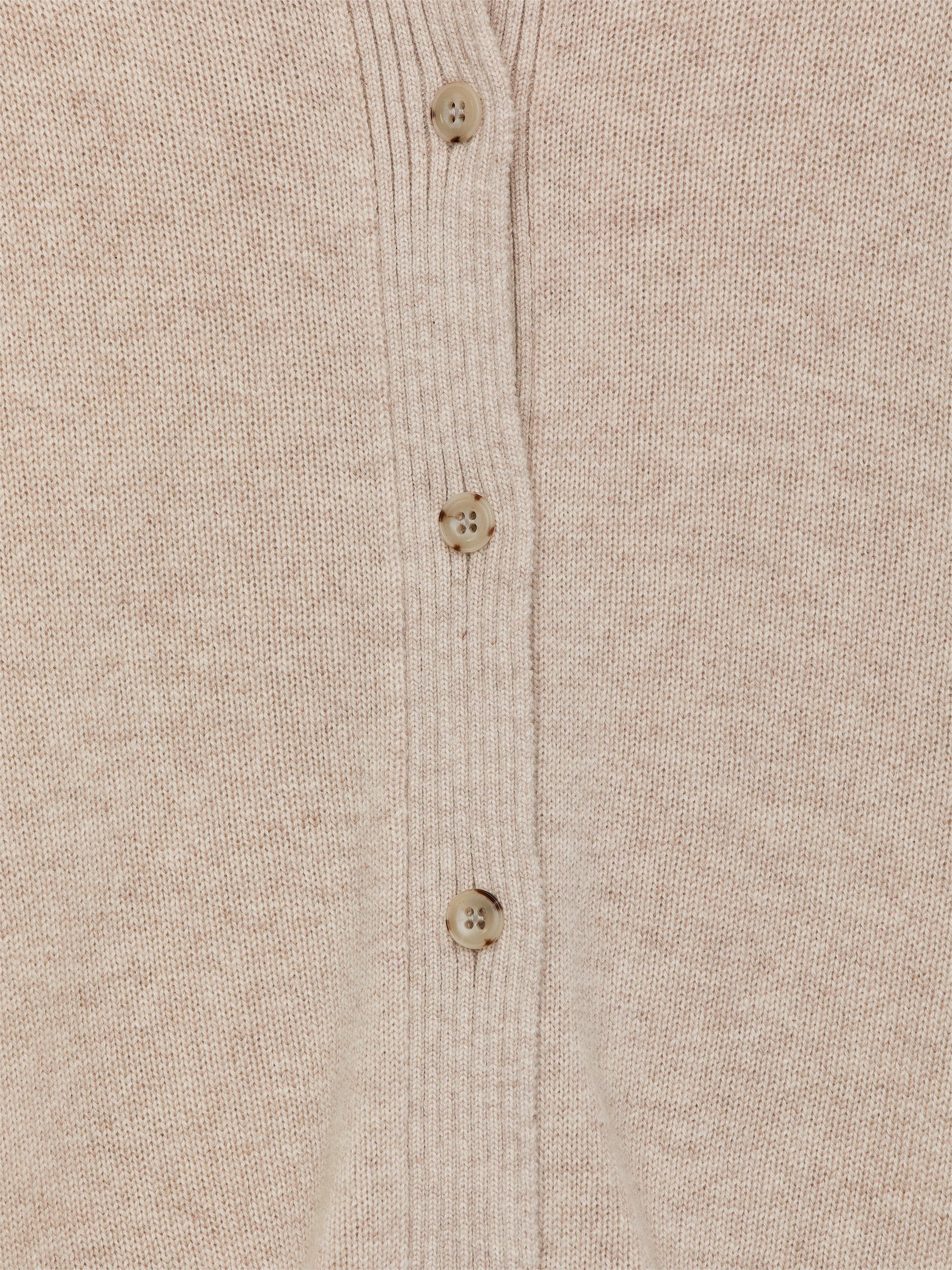 Hoodie i ren kashmir - Beige - Regular fit - Women - StillMedia/DescriptiveDetail - 1