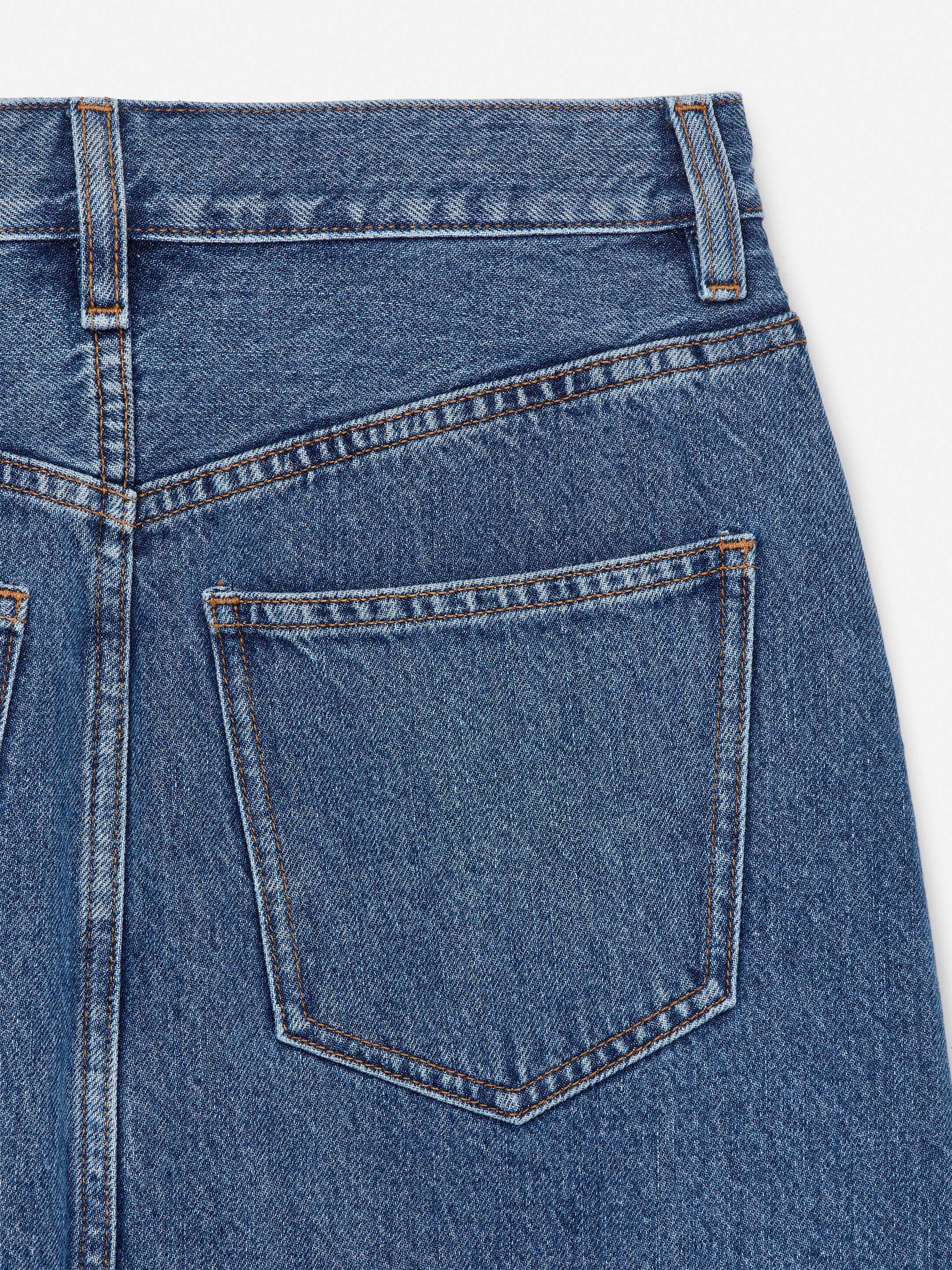 Denim Wrap Skirt - Blue - Regular fit - Women - StillMedia/DescriptiveDetail - 1