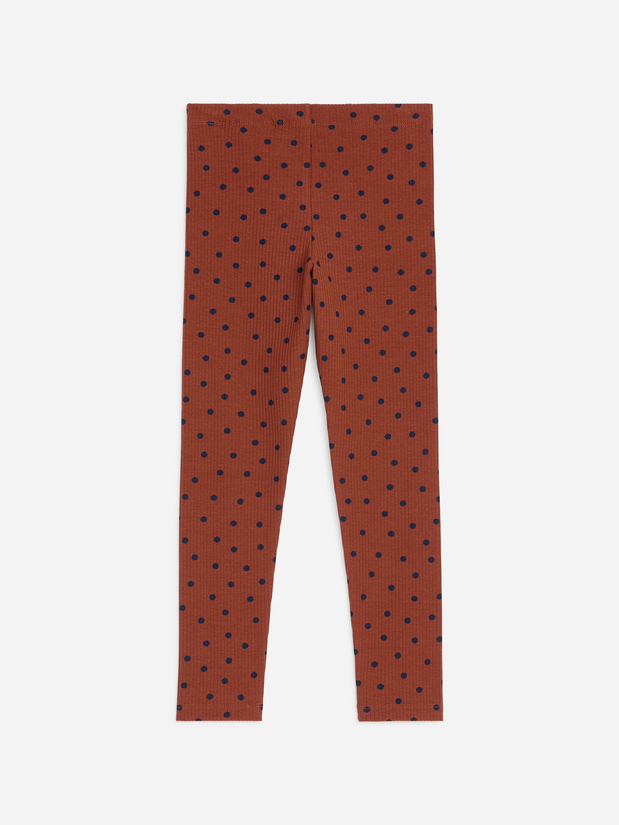 Ribbed Leggings - Rust/Blue - Slim fit - Children - StillMedia/DescriptiveStillLife - 2