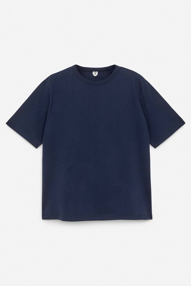 270 GSM Oversized T-Shirt - Dark Blue/Dark Grey/White/Oat/Black/Dark Pink/Green - 1