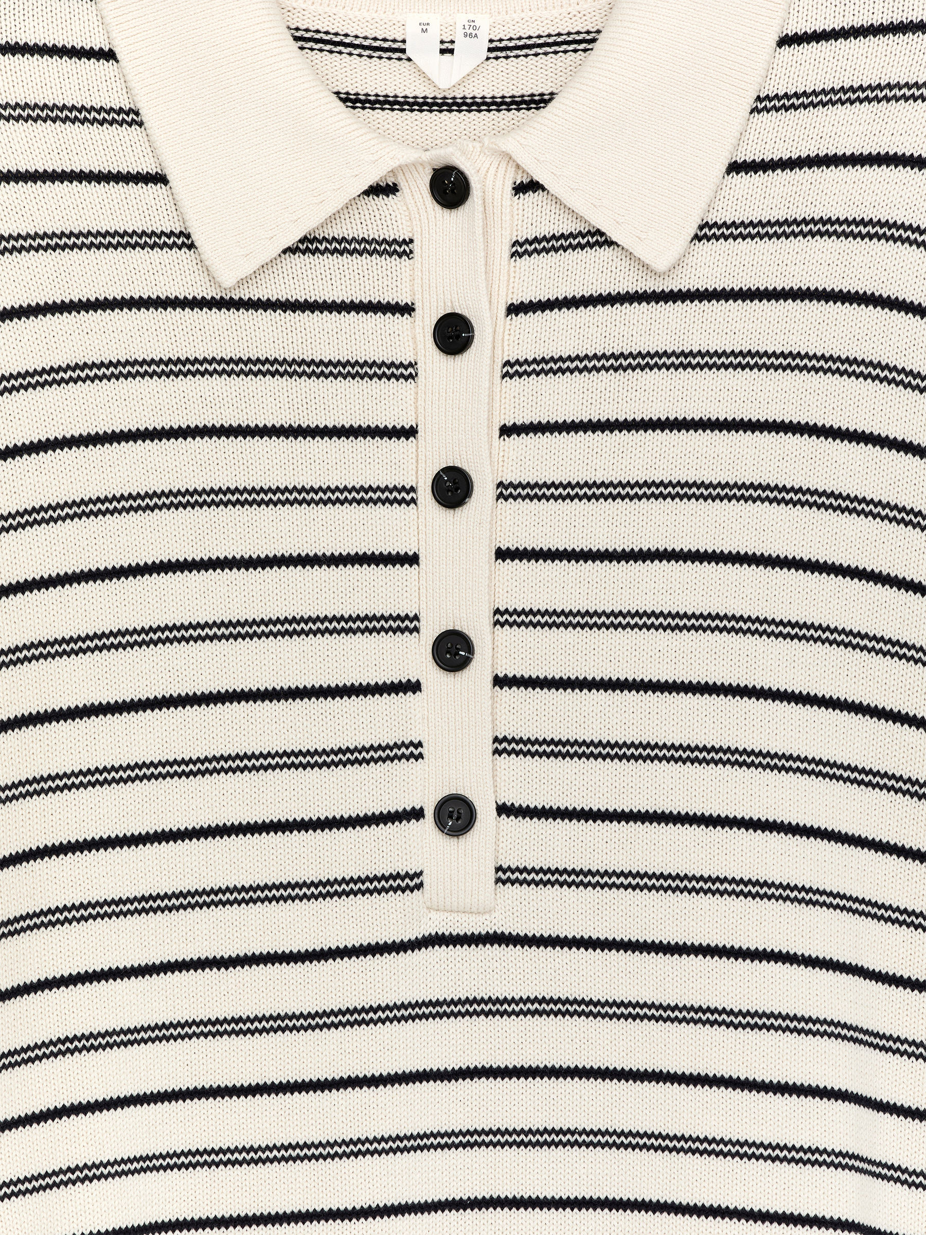 Polo en maille - Beige/Rayures - Regular fit - Femme - StillMedia/DescriptiveDetail - 2