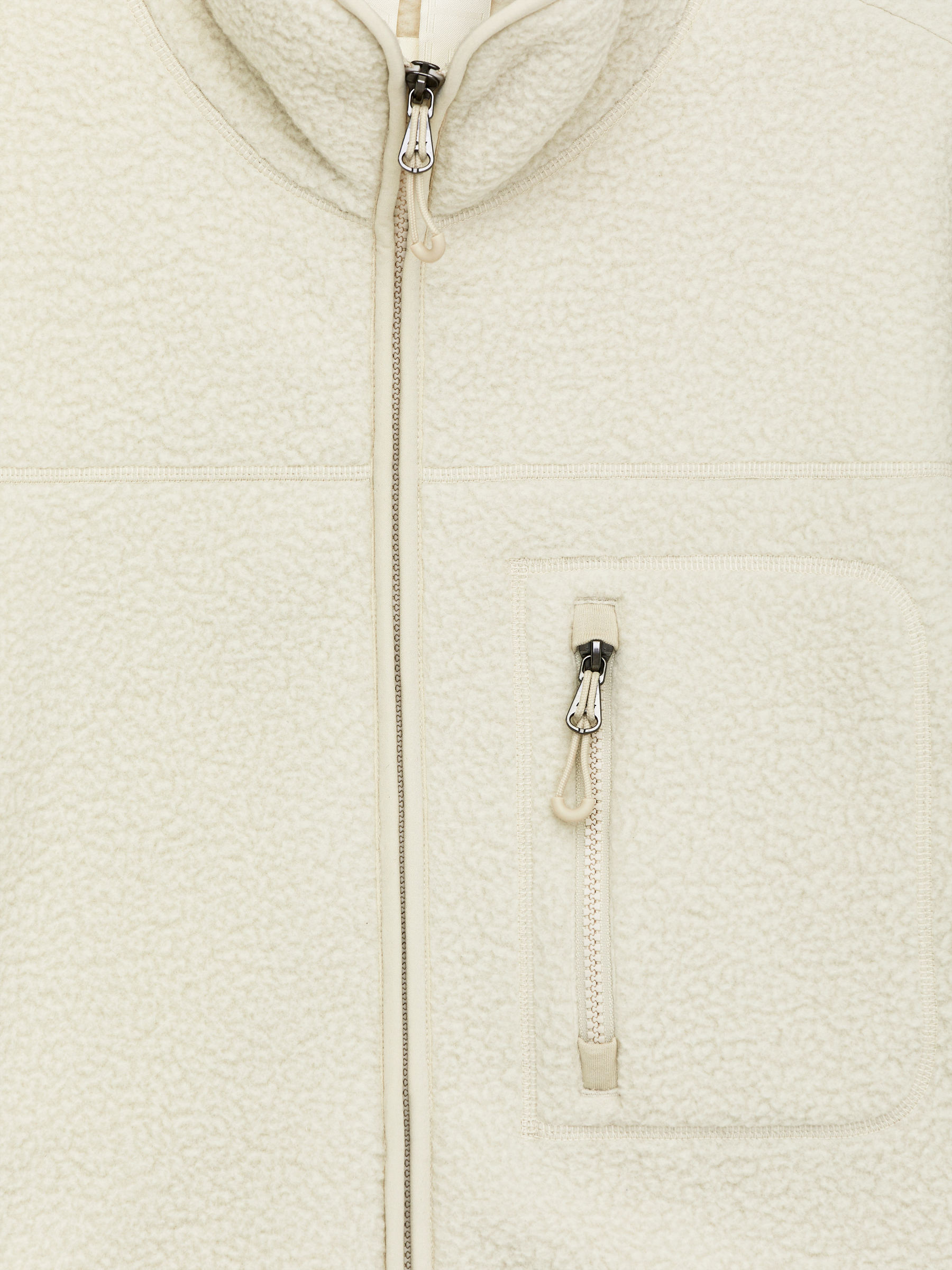 Fleece Jacket - Off White - Regular fit - Men - StillMedia/DescriptiveDetail - 1