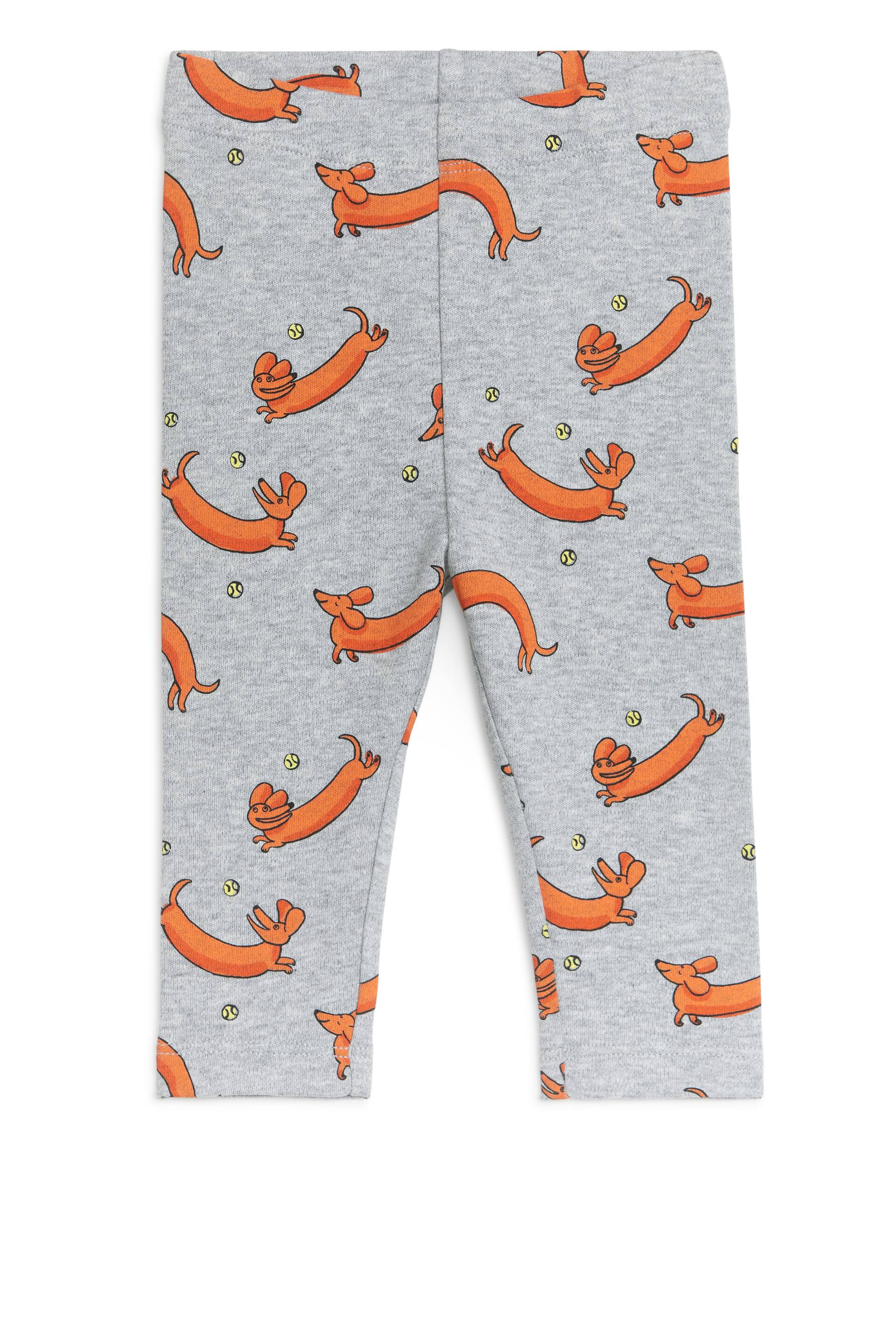 Προβολή μεγαλύτερης εικόνας: Κολάν από Ζέρσεϊ - Grey/Dog Print - Kids | H&M GR 1