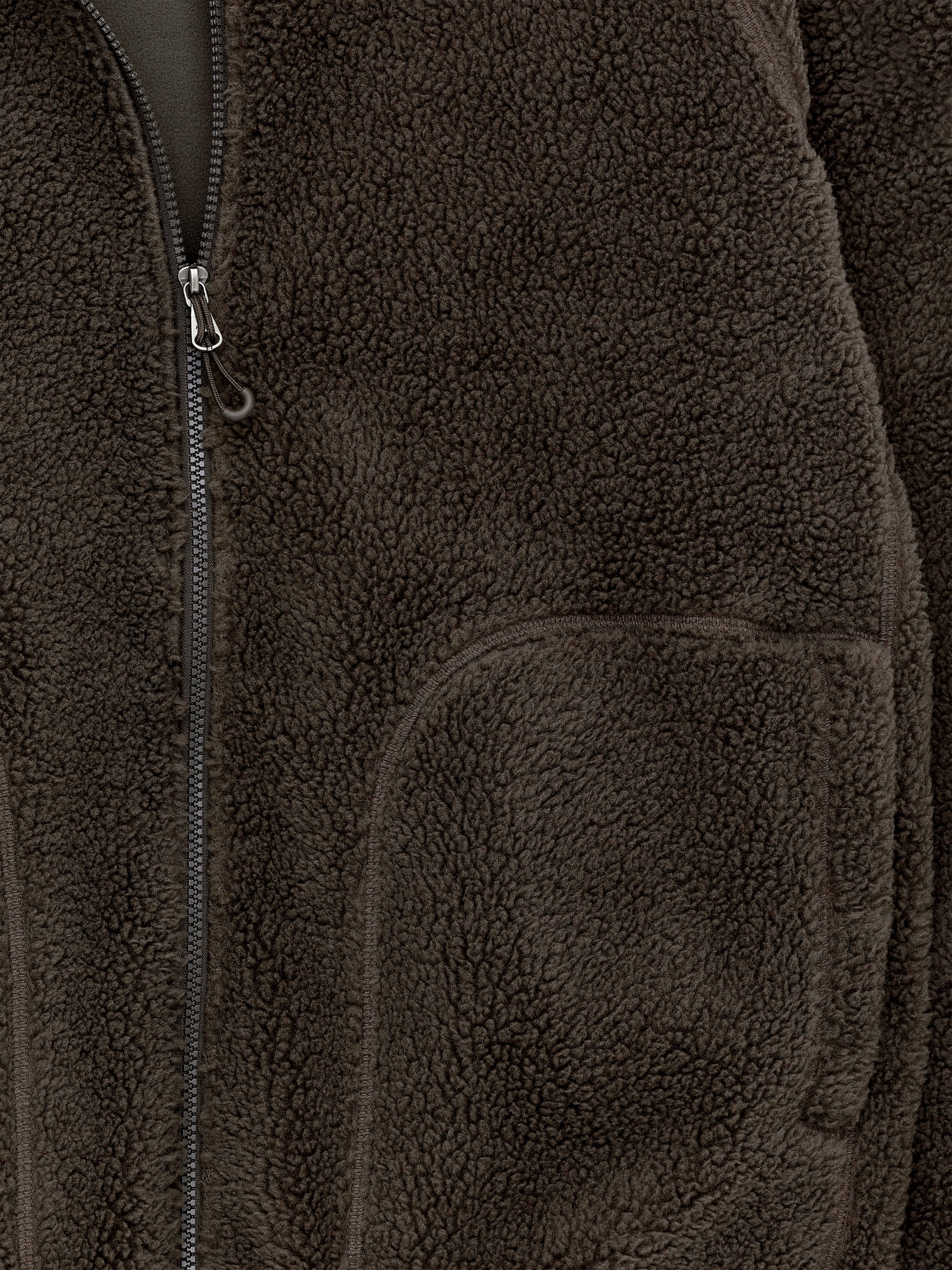 Pile Jacket - Dark Mole - Loose fit - Men - StillMedia/DescriptiveDetail - 2