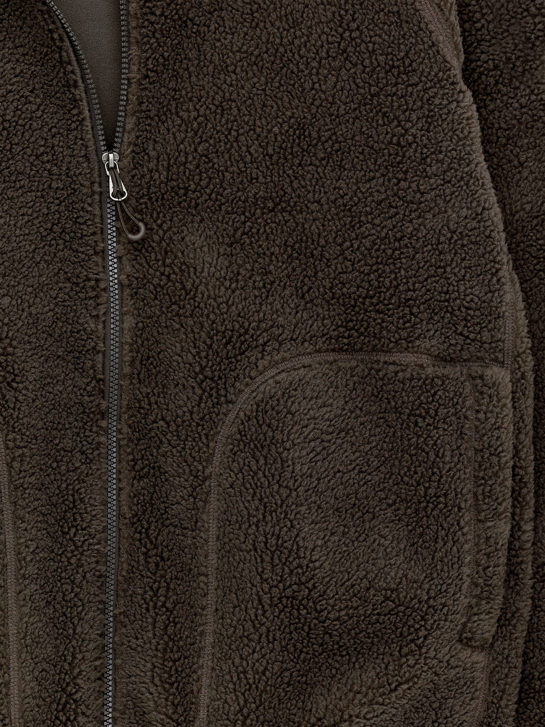 Pile Jacket - Dark Mole - Loose fit - Men - StillMedia/DescriptiveDetail - 2