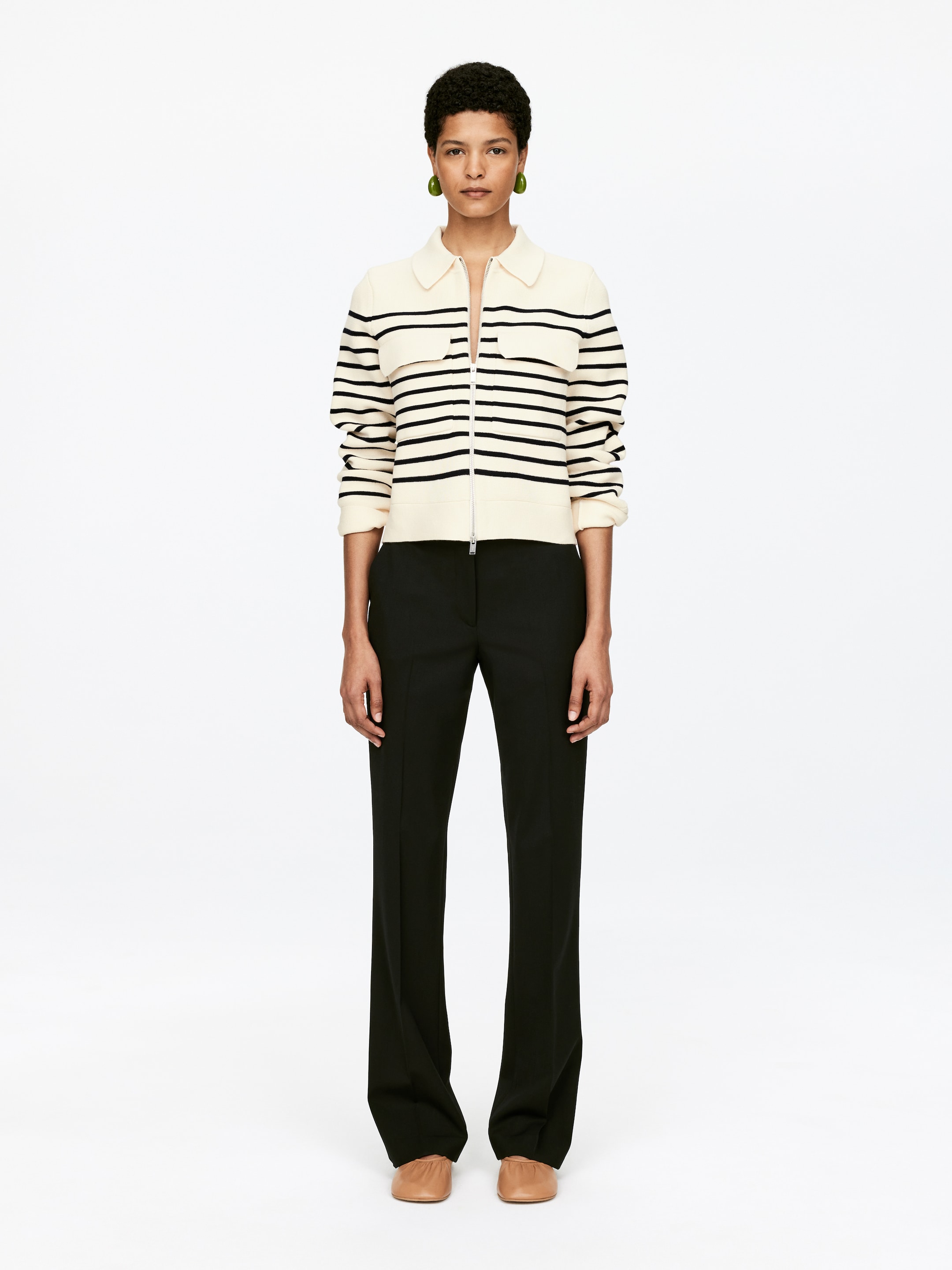 Grösseres Bild ansehen: Baumwollstrickjacke - Cremeweiß - DAMEN | H&M CH 1