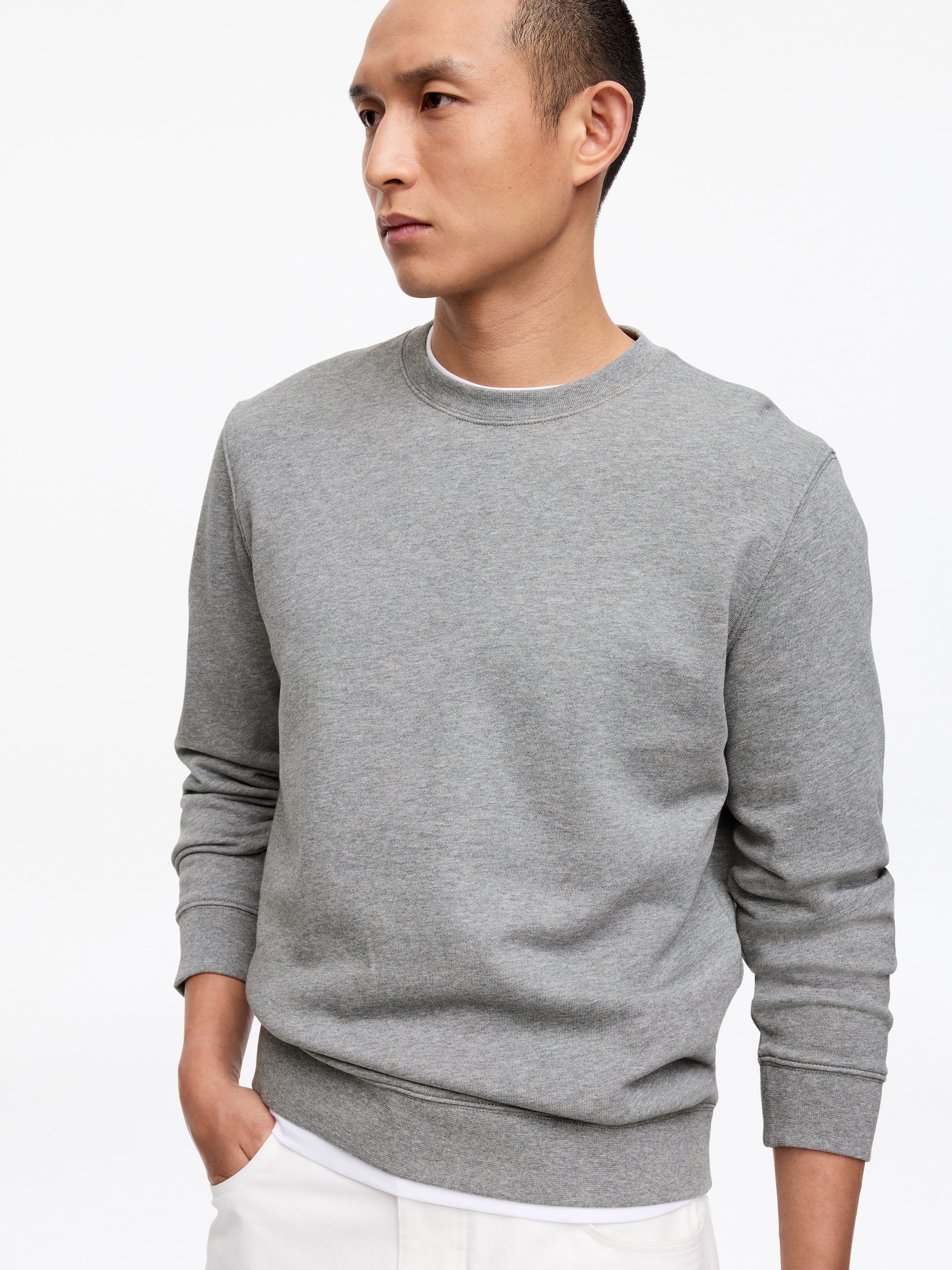 Mittelschweres Sweatshirt - Grau - Regular Fit - Herren - StillMedia/Lookbook - 10