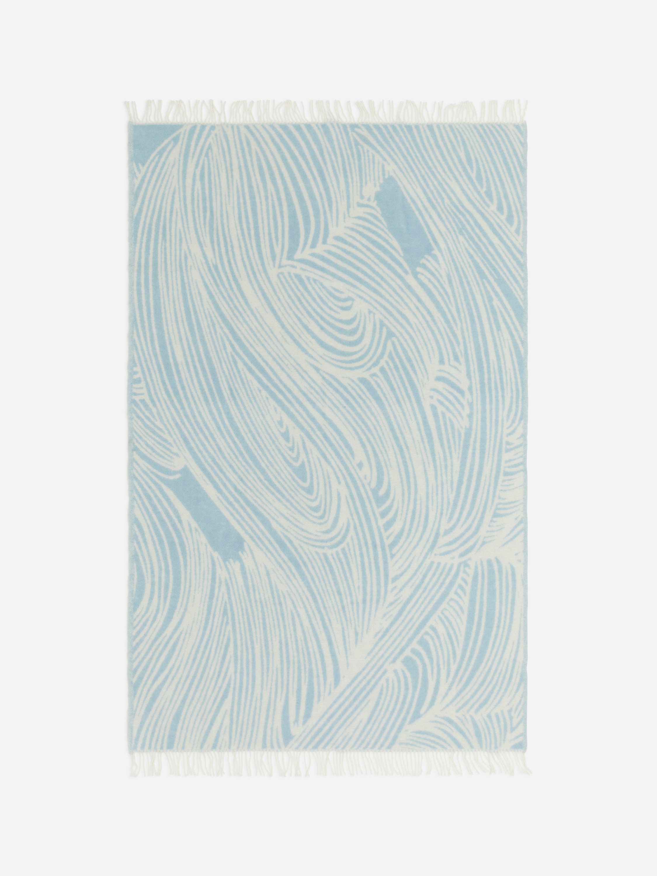 Plaid en laine Klippan-#B7C1D9-14937