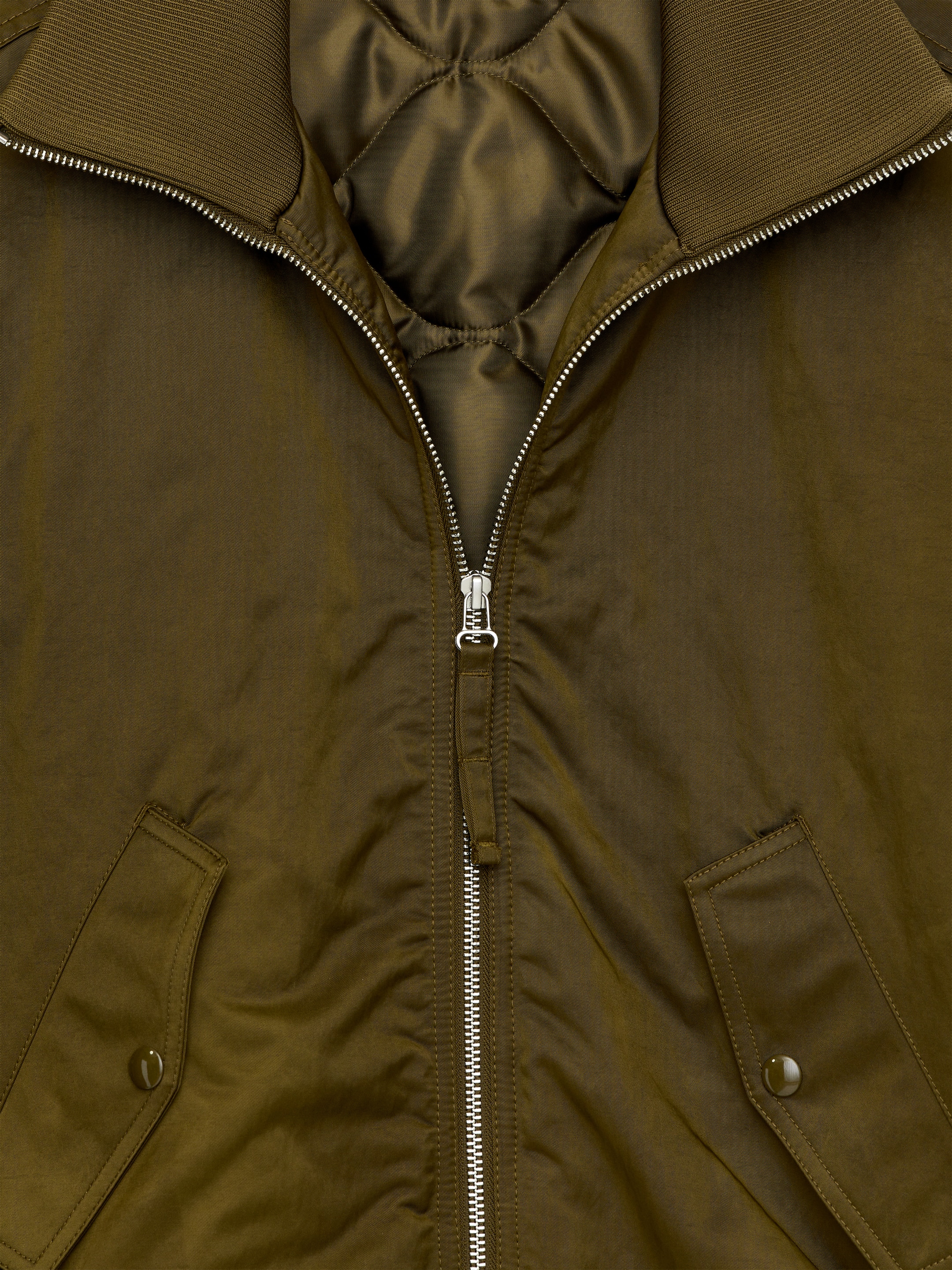 Nylonowa kurtka - Zielony khaki - Fason normalny - Women - StillMedia/DescriptiveDetail - 2