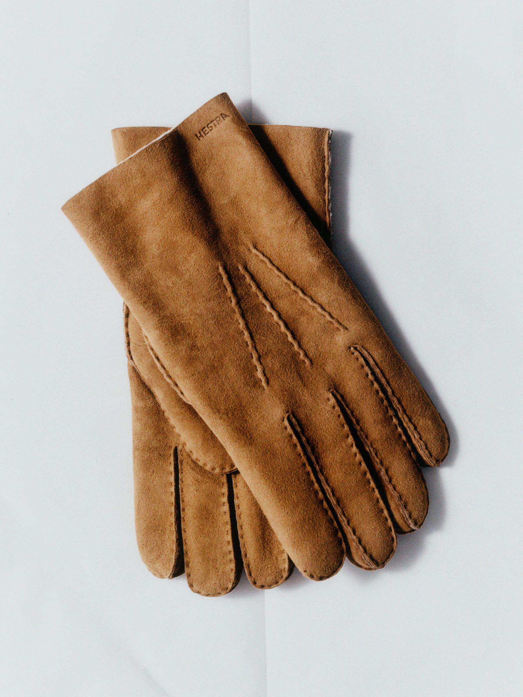 Hestra Bernard Suede Gloves - Brown - Men - StillMedia/Environmental - 1