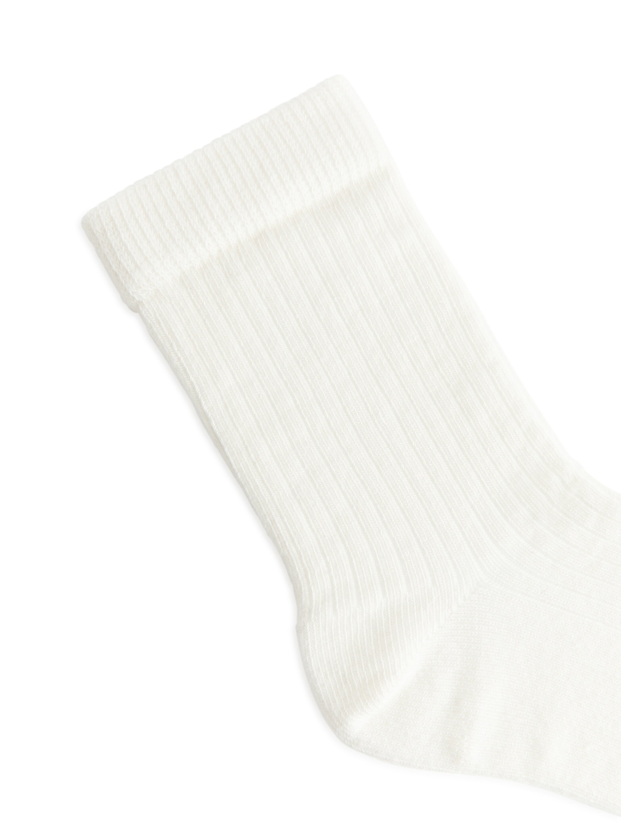 Ribbstickade strumpor, 3-pack - Off-white - Regular fit - Children - StillMedia/DescriptiveDetail - 1