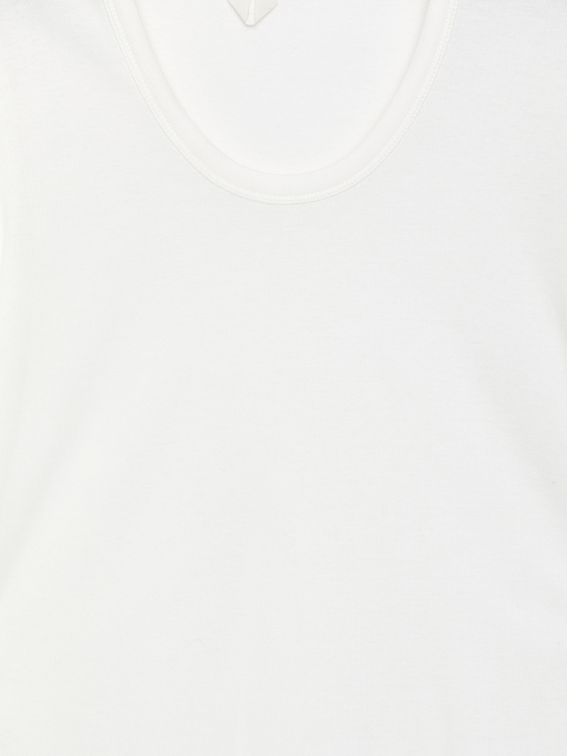 Camiseta de canalé - Blanco - Corte ajustado - Women - StillMedia/DescriptiveDetail - 2