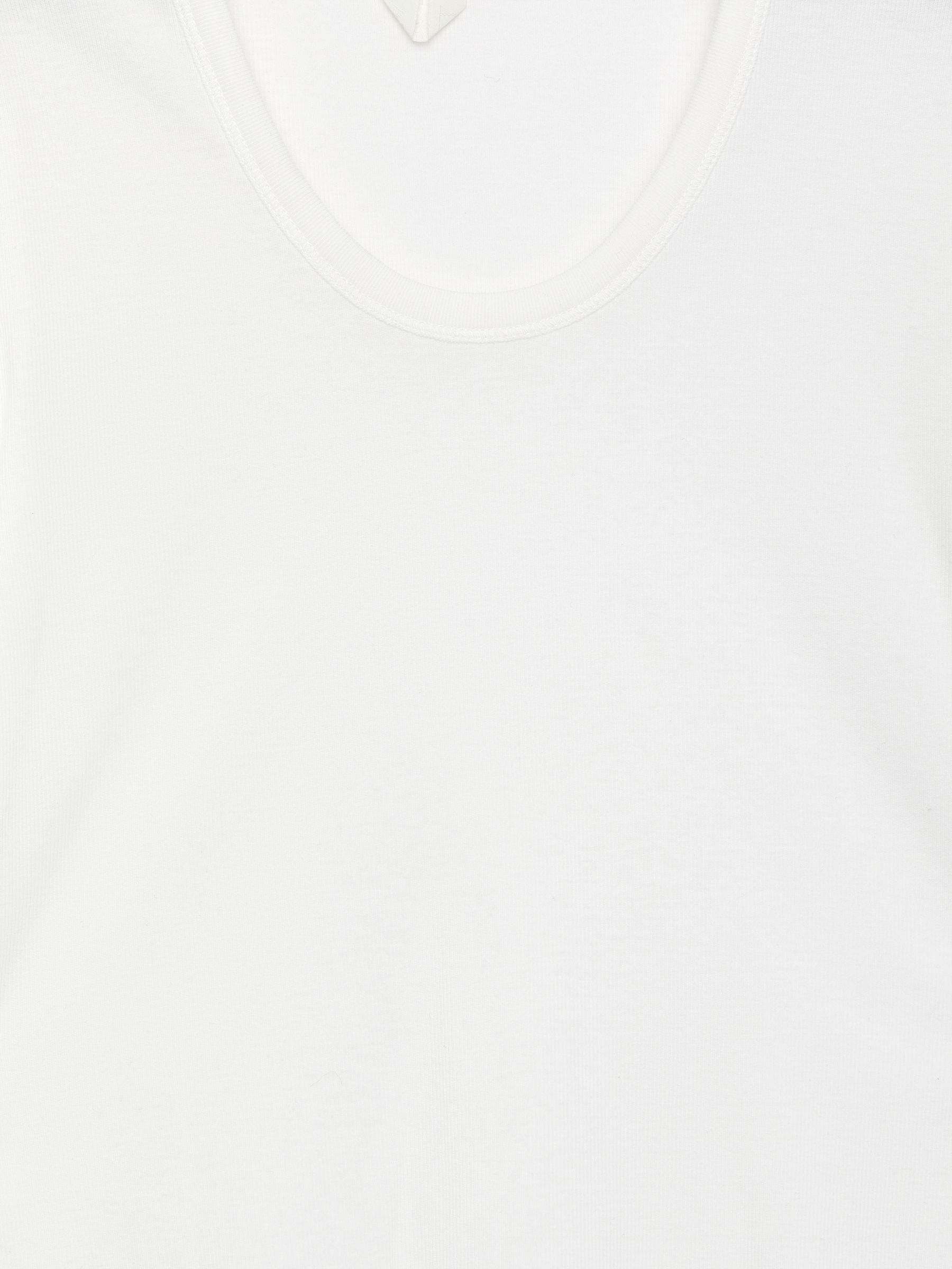 Ribbed T-Shirt - White - Slim fit - Women - StillMedia/DescriptiveDetail - 2