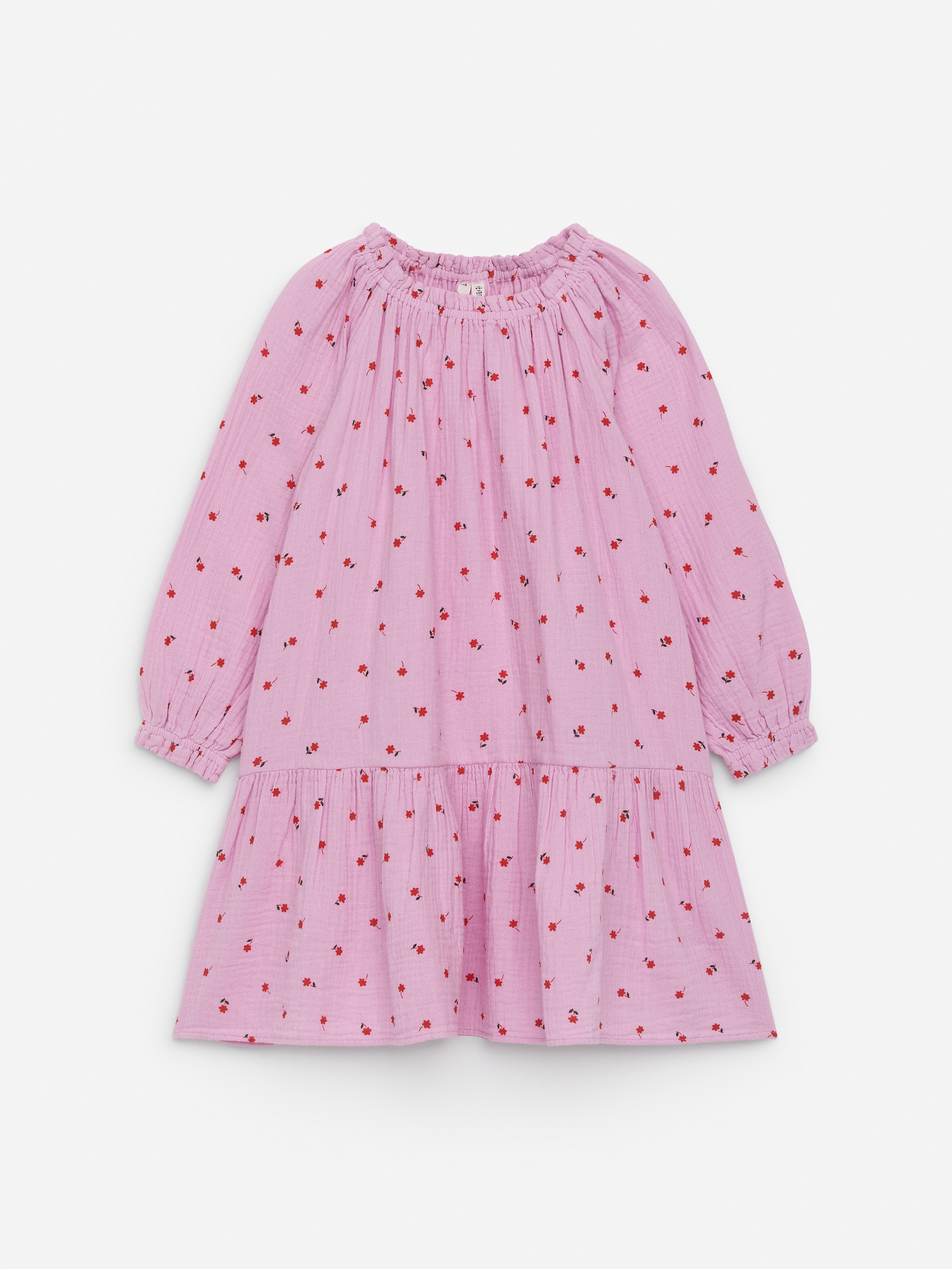 Agrandir l'image: Robe en mousseline - Rose/Fleurs - ENFANT | H&M FR 1