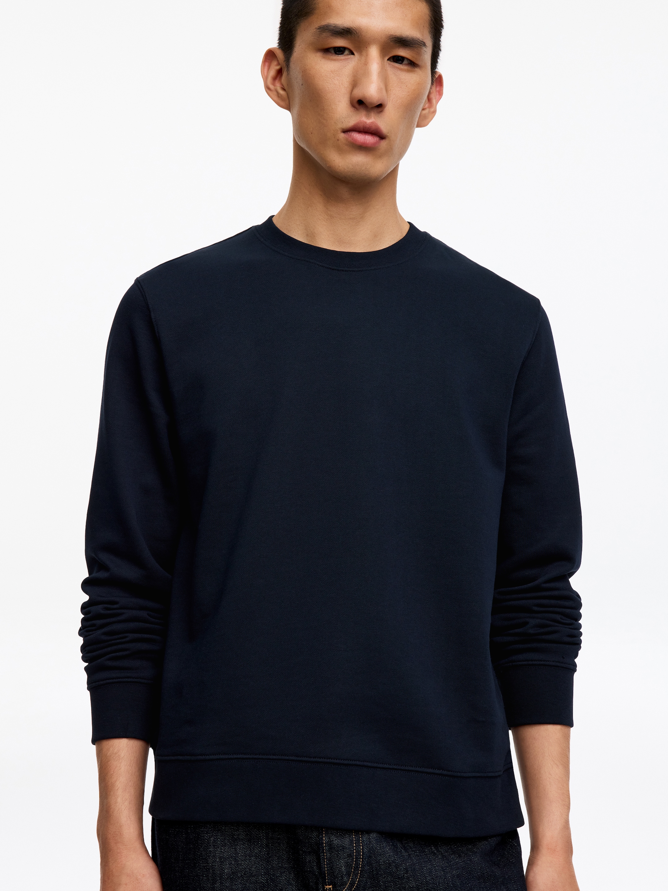 Felpa di peso medio - Blu scuro - Regular fit - Men - StillMedia/Lookbook - 17