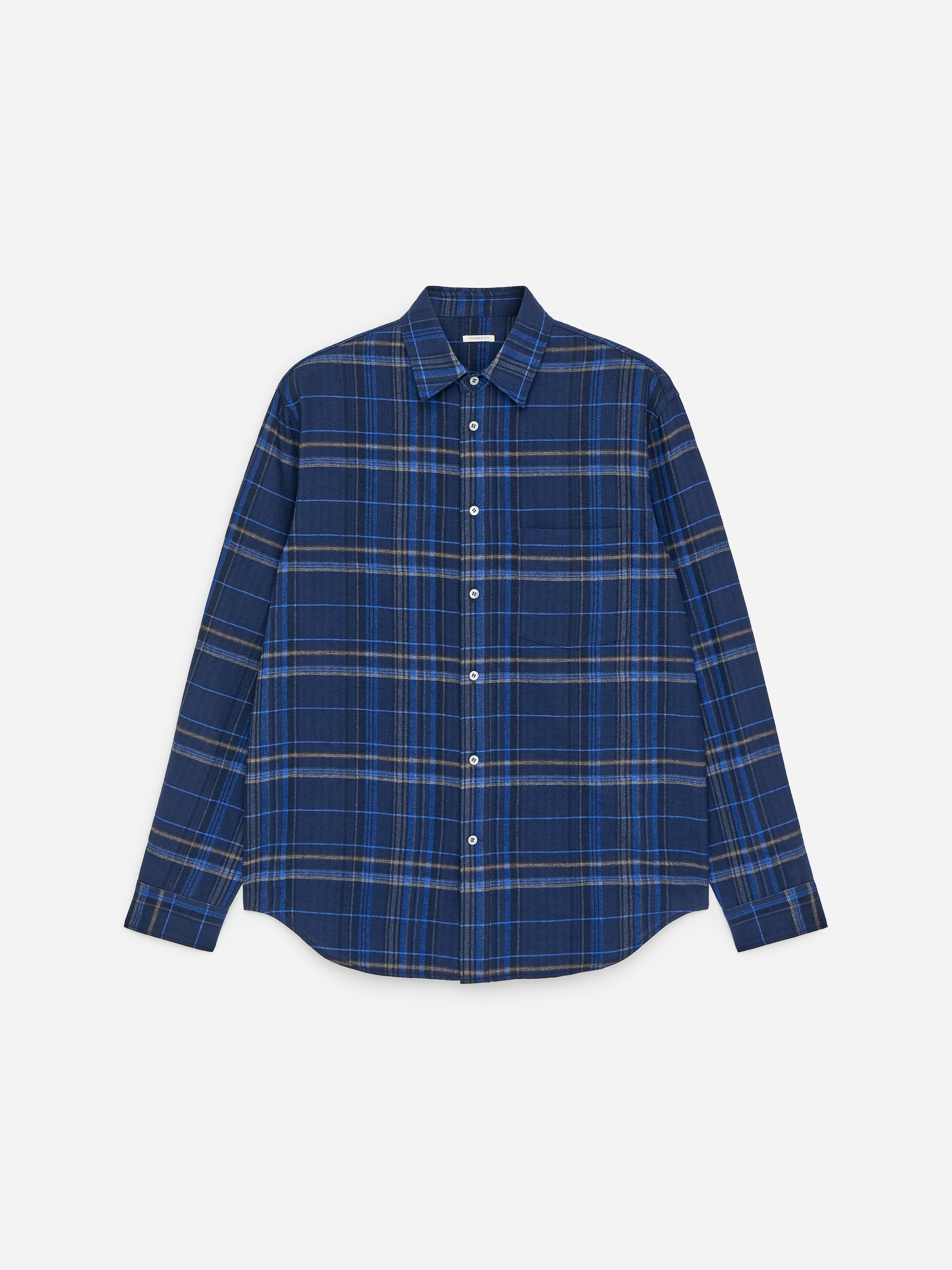 Relaxed Flannel Shirt-#272930-17819