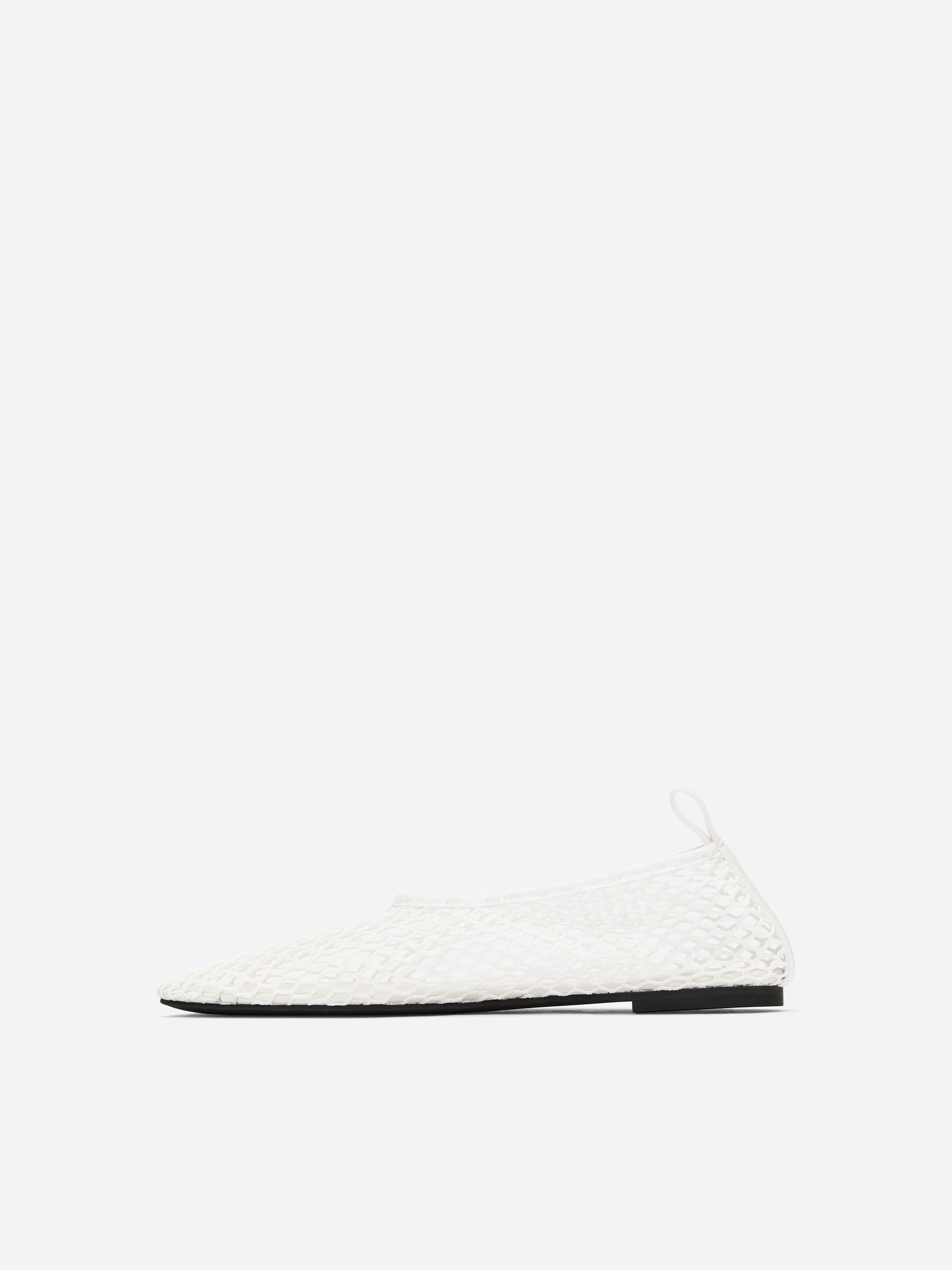 Mesh Ballet Flats - White - Women - StillMedia/DescriptiveStillLife - 2