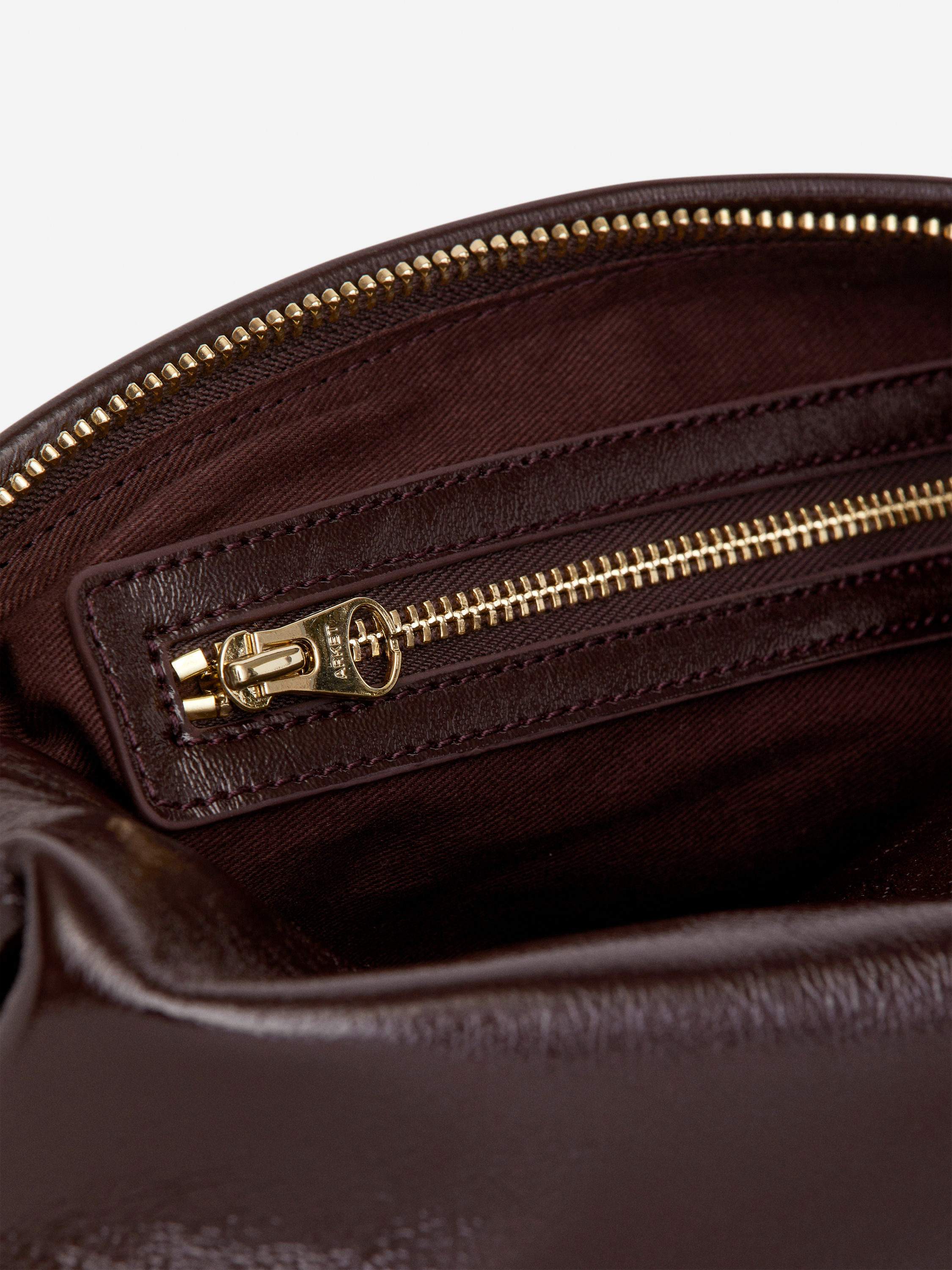 Lacquered Crossbody Bag - Burgundy - Women - StillMedia/DescriptiveDetail - 4