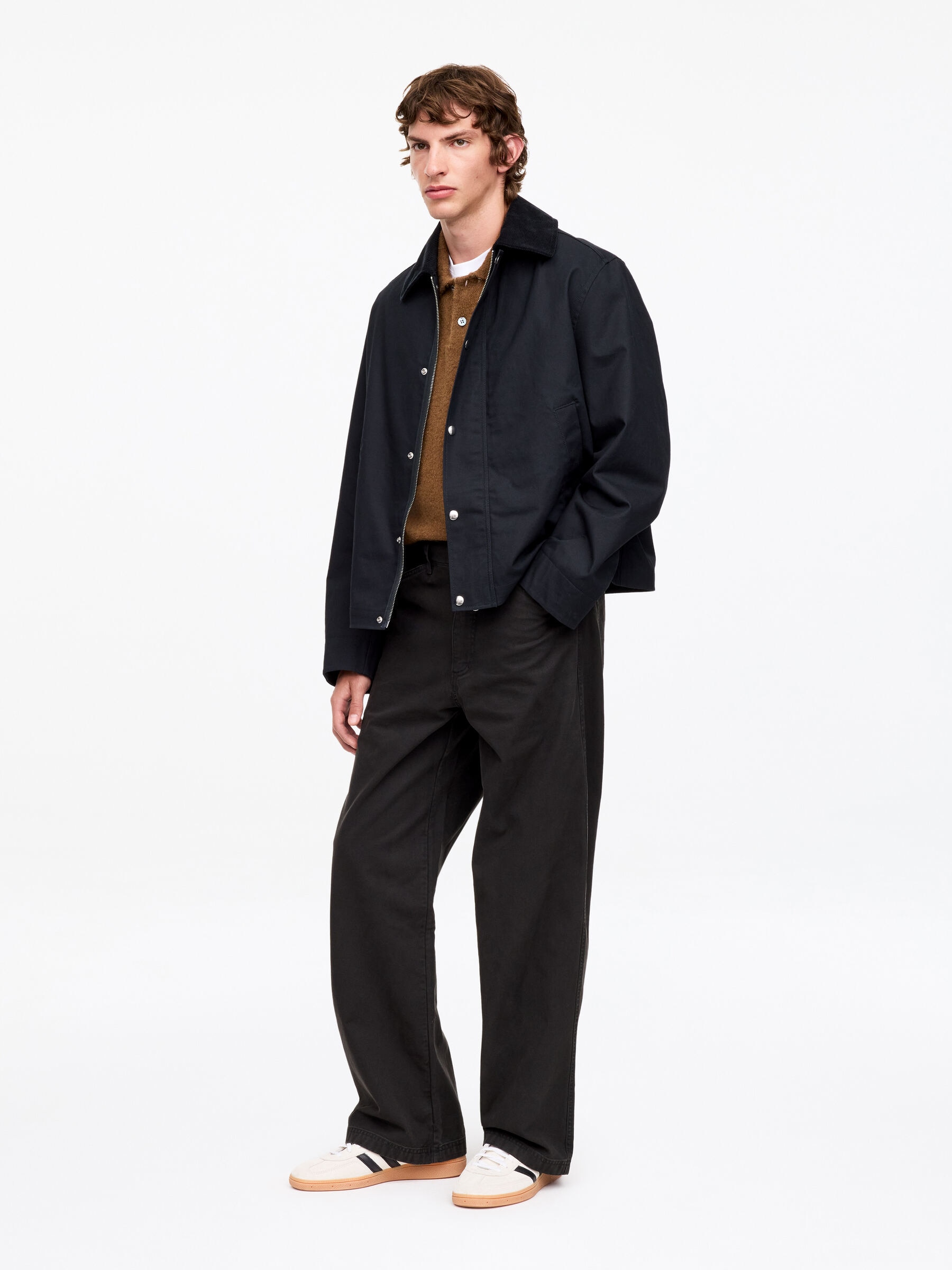 Relaxed Canvas Trousers - Black - Relaxed fit - Men - StillMedia/Lookbook - 9