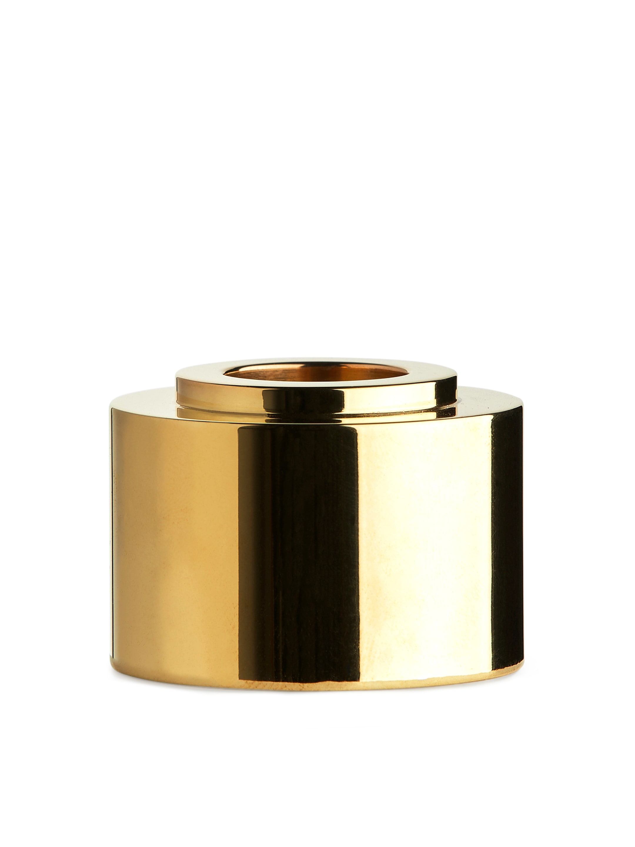 Ljusstake i mässing-Gold-coloured-12939