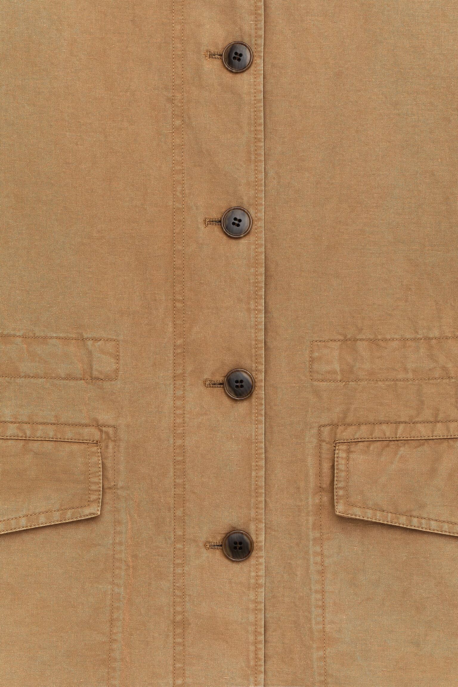 Afslappet overshirt - Brun - 4