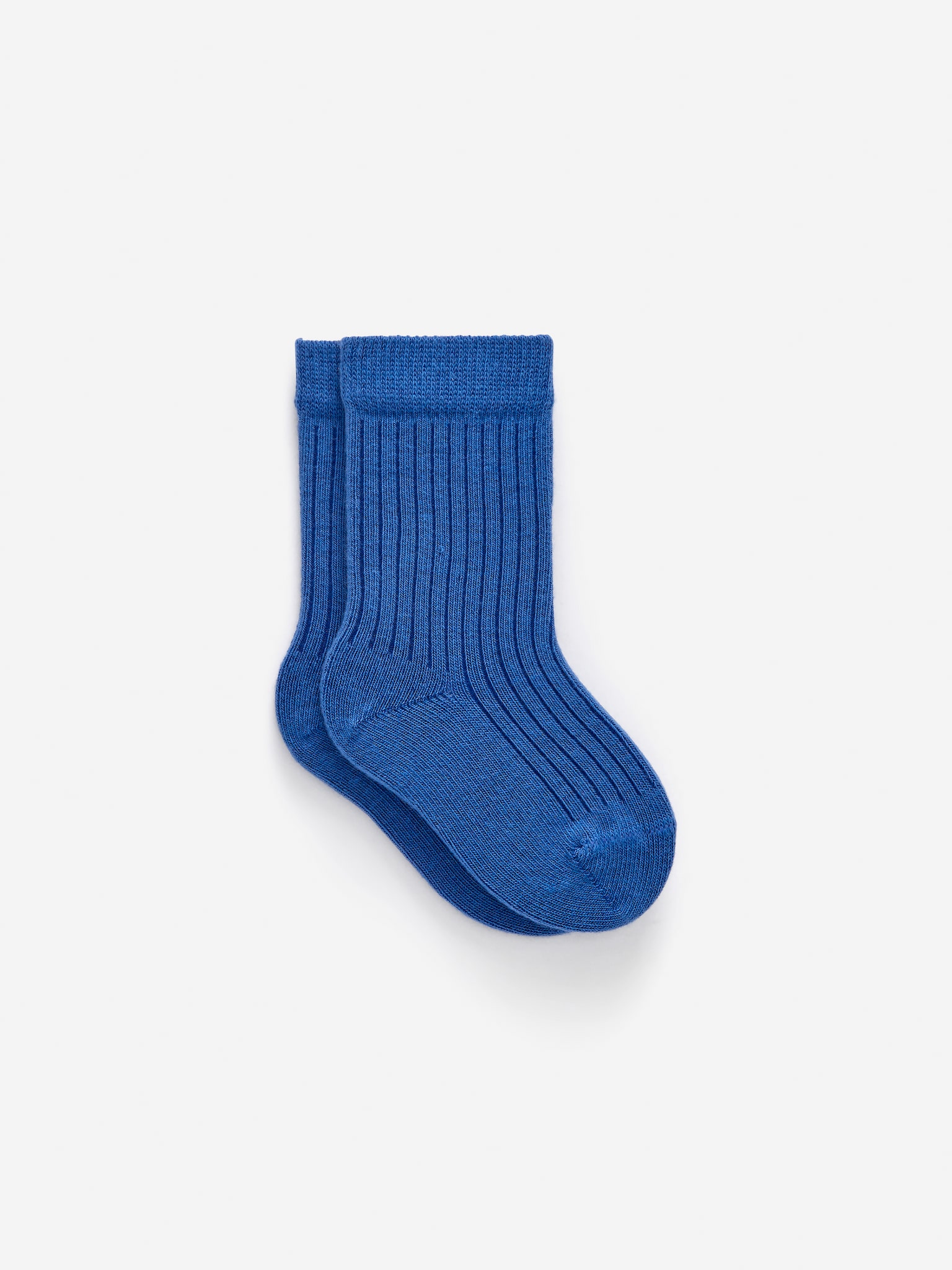 Chaussettes en maille côtelée, 5 paires - Mauve/Rouge/Mauve/Rouge/Vert/Bleu/Vert/Bleu/Blanc cassé/Beige/Bleu - 7