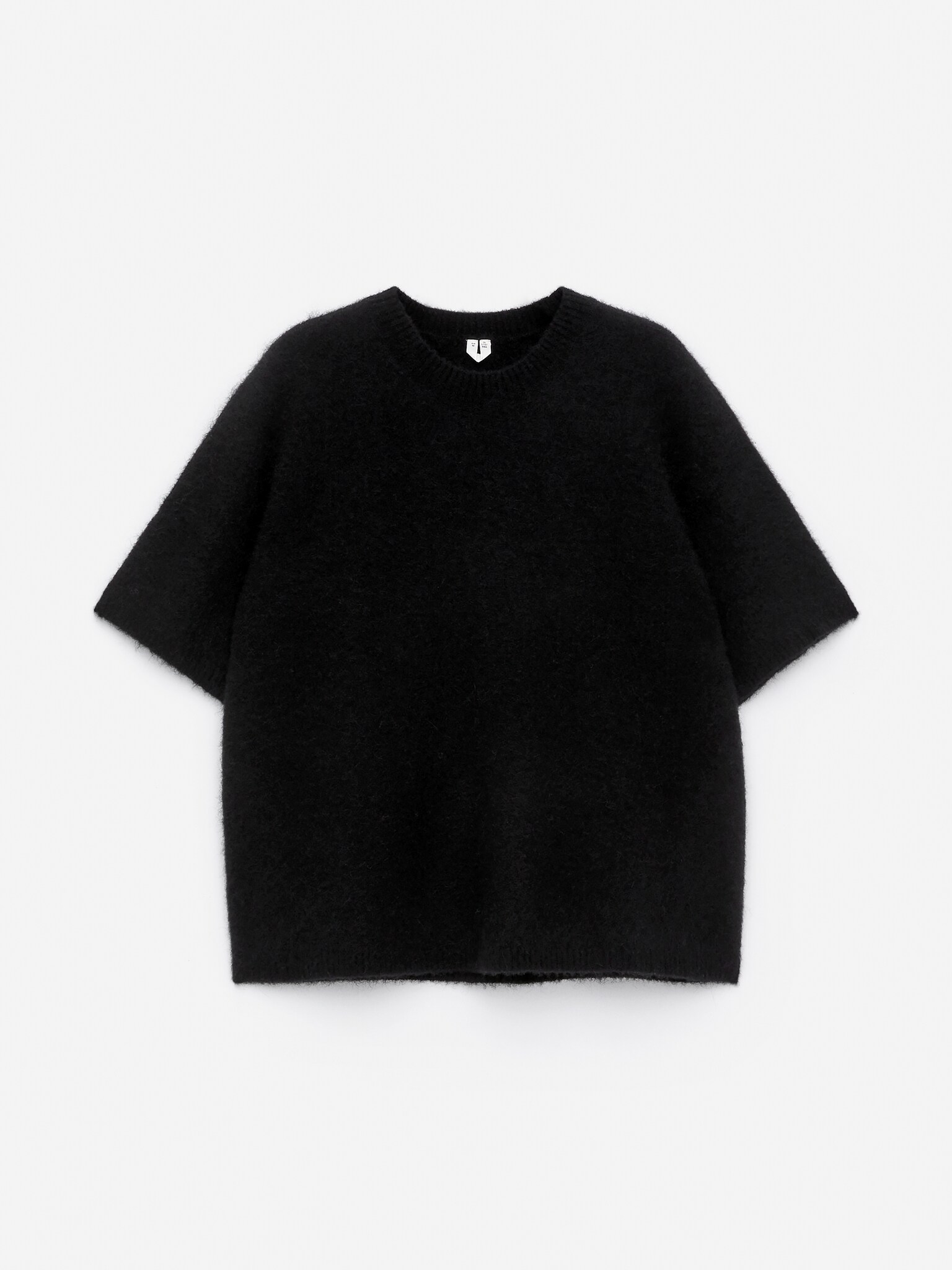 Pull en mélange de laine et d'alpaga - Noir/Rouge brun/Blanc cassé/gris - 2