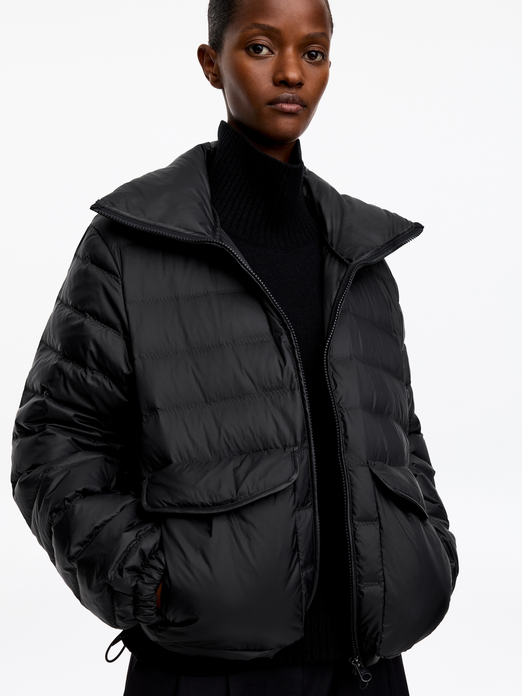 Re:Down Padded Jacket - Black - Regular fit - women - StillMedia/Lookbook - 10