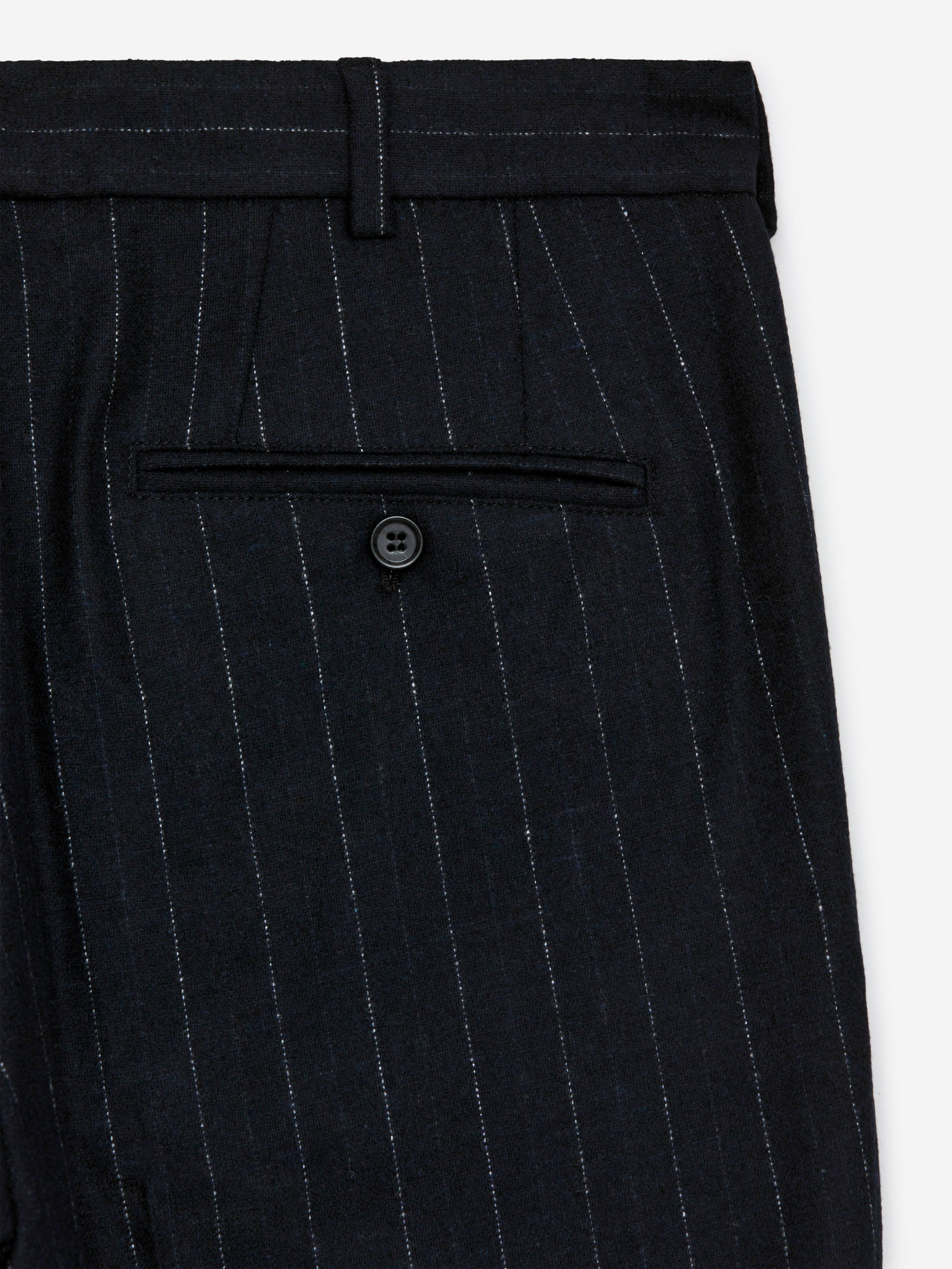 Pinstripe Trousers - Dark Blue - Regular fit - Men - StillMedia/DescriptiveDetail - 2