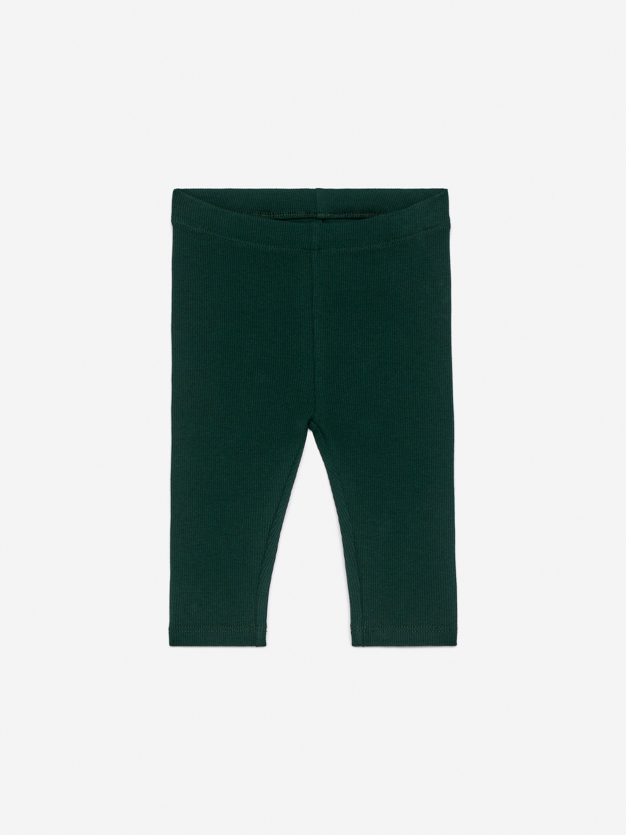 Ver imagen más grande: Leggings de canalé - Verde oscuro - NIÑOS | H&M ES 1