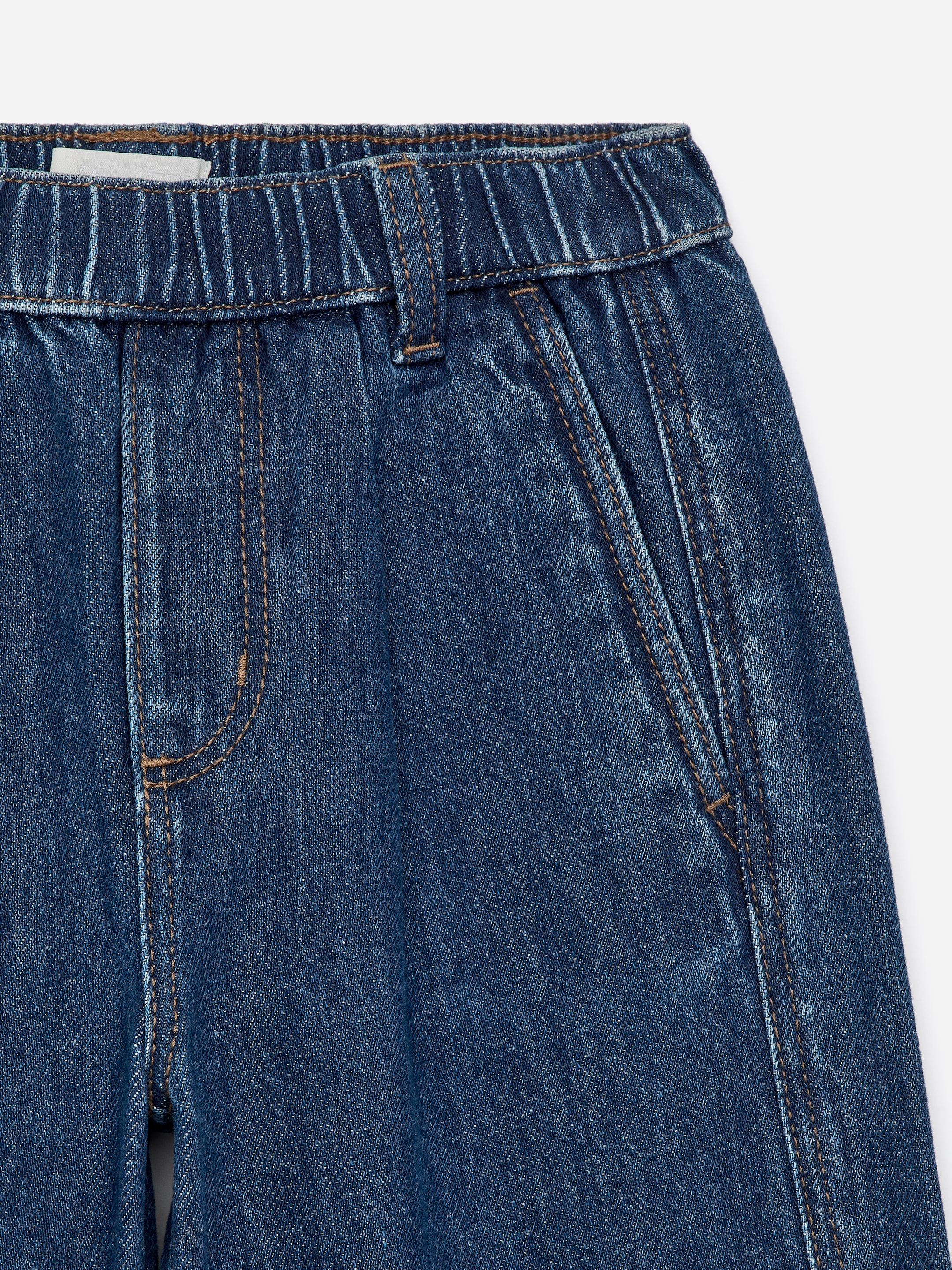 Washed Denim Trousers - Dark Blue - Relaxed fit - Children - StillMedia/DescriptiveDetail - 1