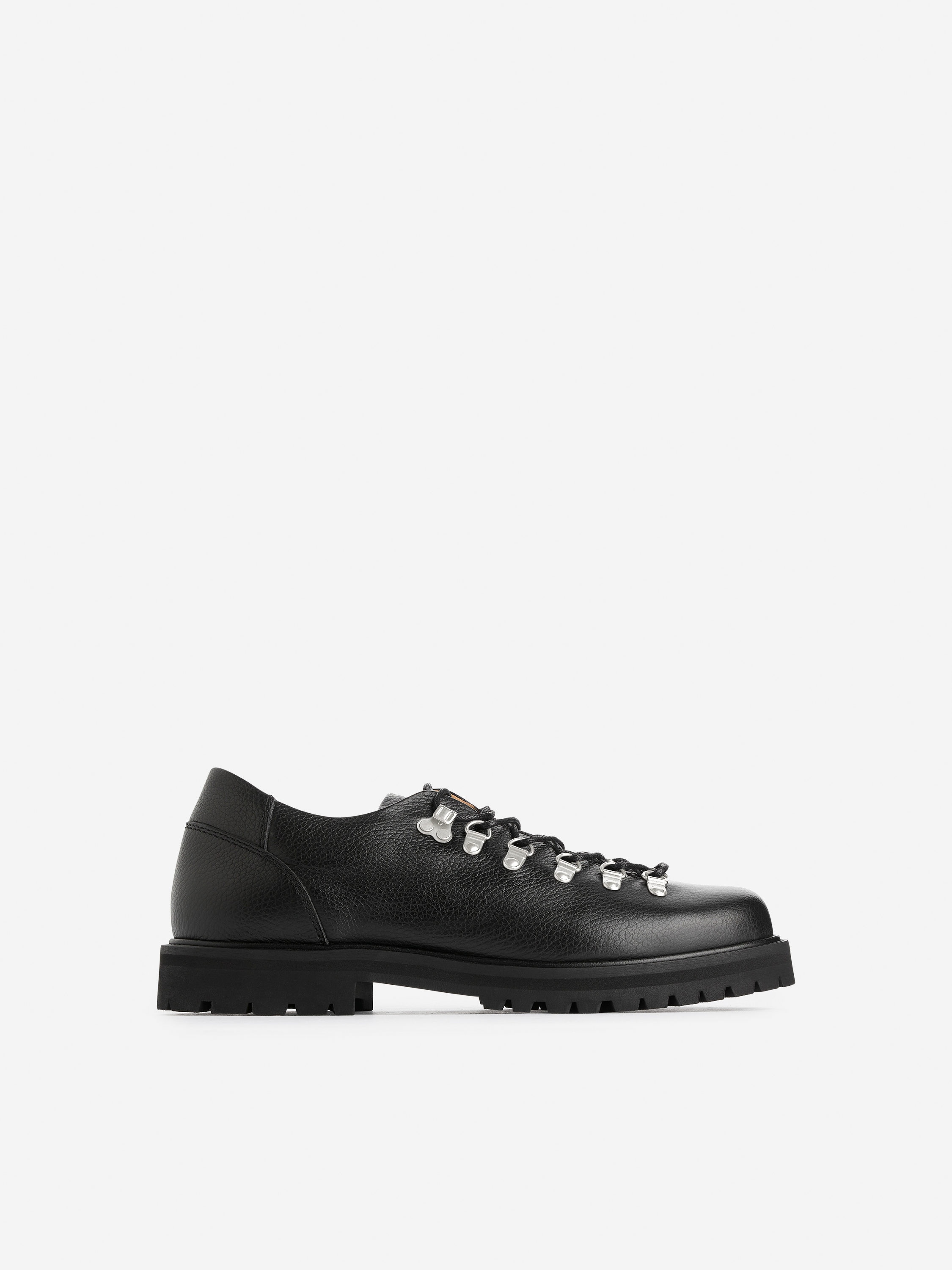 Leather Hiking Shoes-#272628-13469