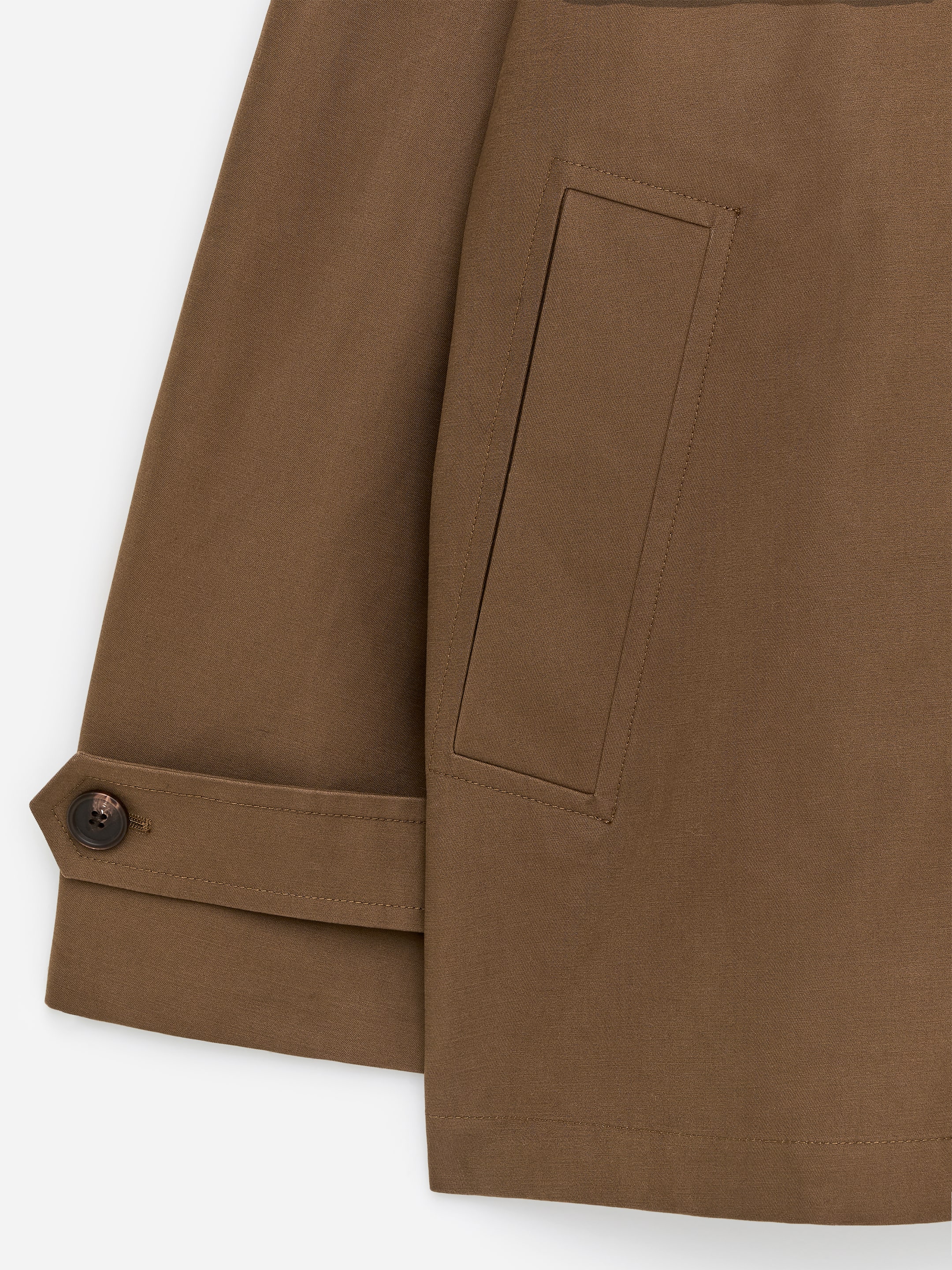 Corduroy-Collar Jacket - Brown - Loose fit - Women - StillMedia/DescriptiveDetail - 3