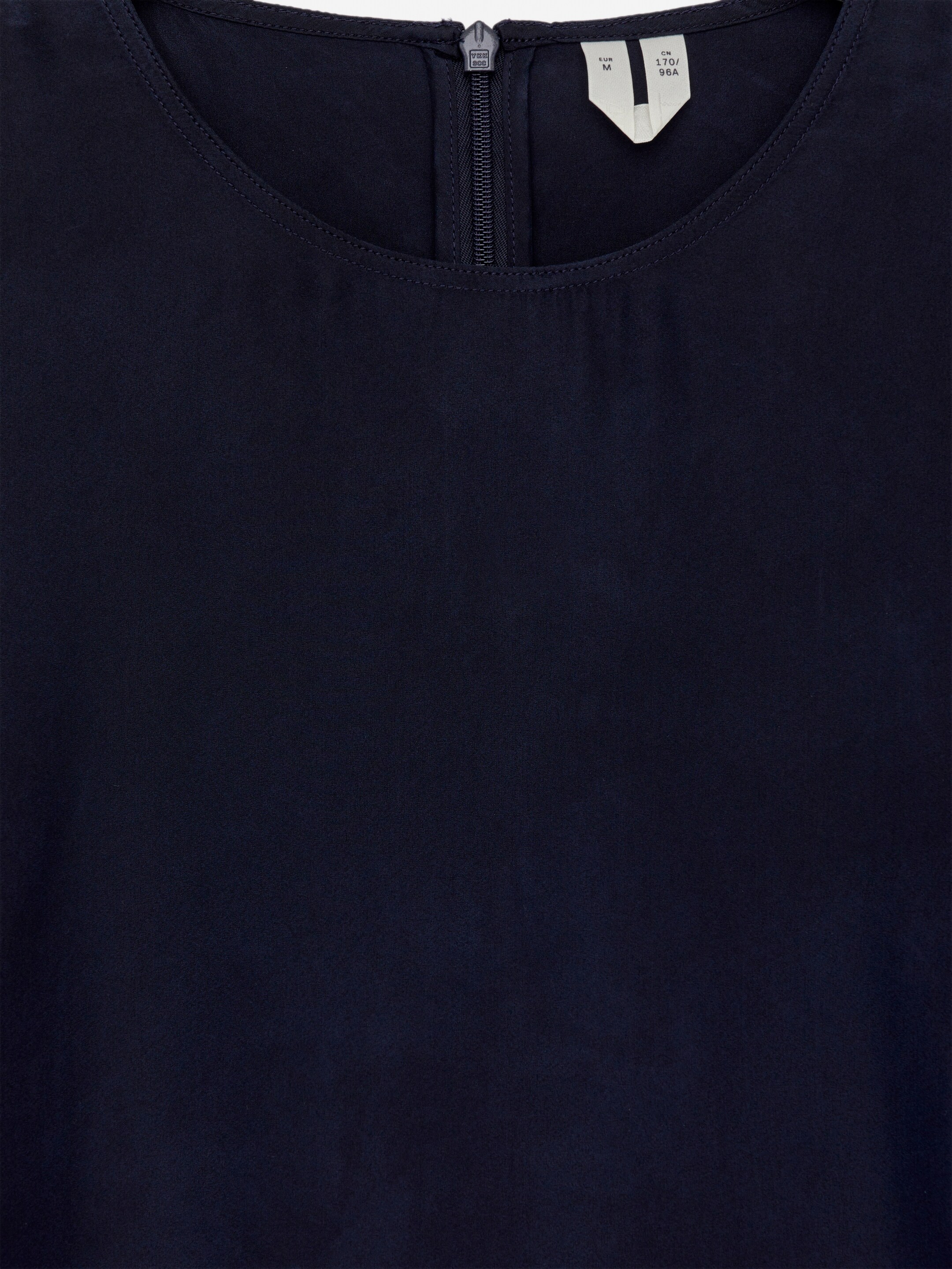 View larger image: Silk T-Shirt Dress - Dark Blue - Ladies | H&M GB 7