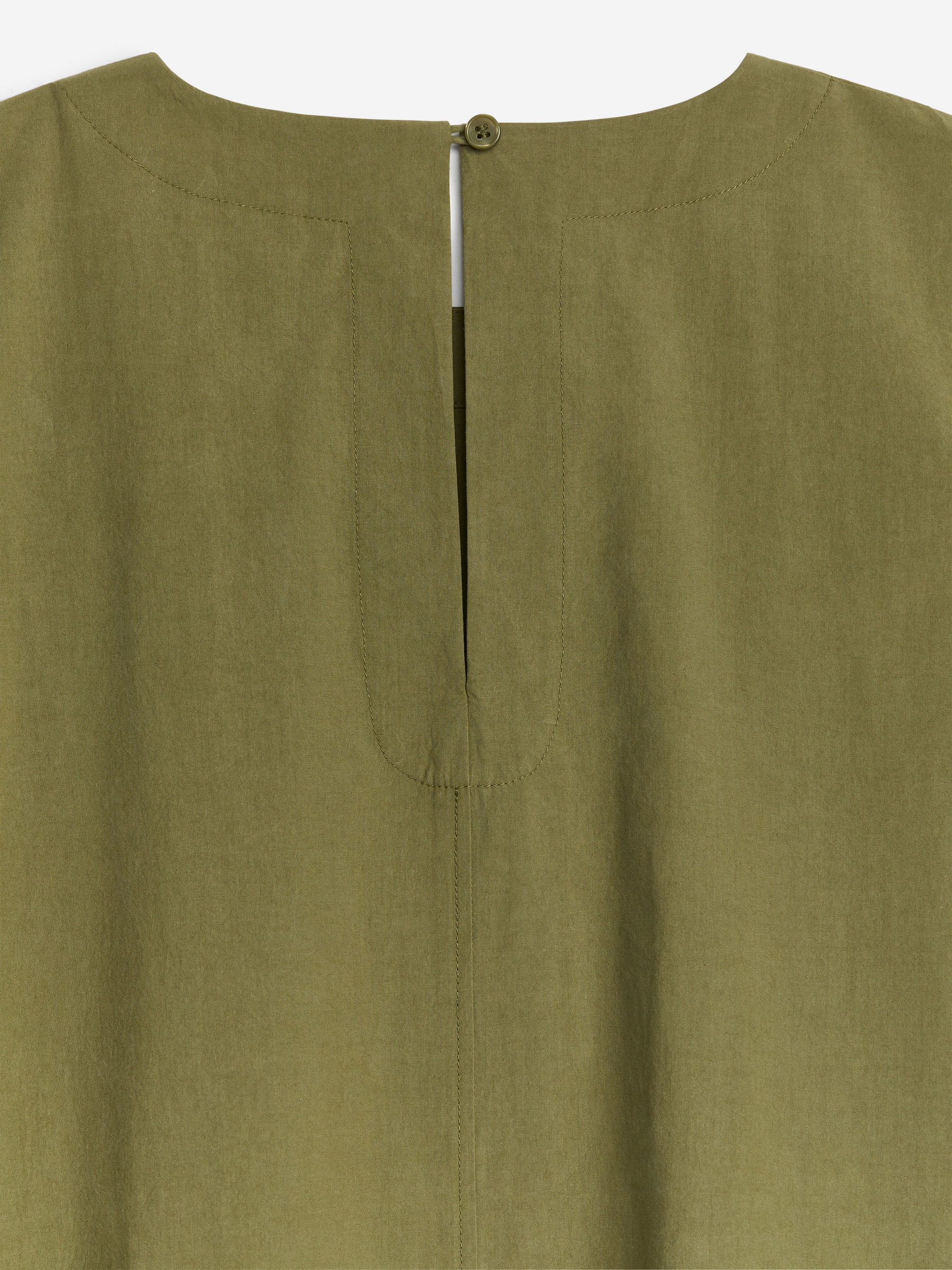 Oversized T-Shirt Dress - Khaki Green - Oversized - Women - StillMedia/DescriptiveDetail - 2